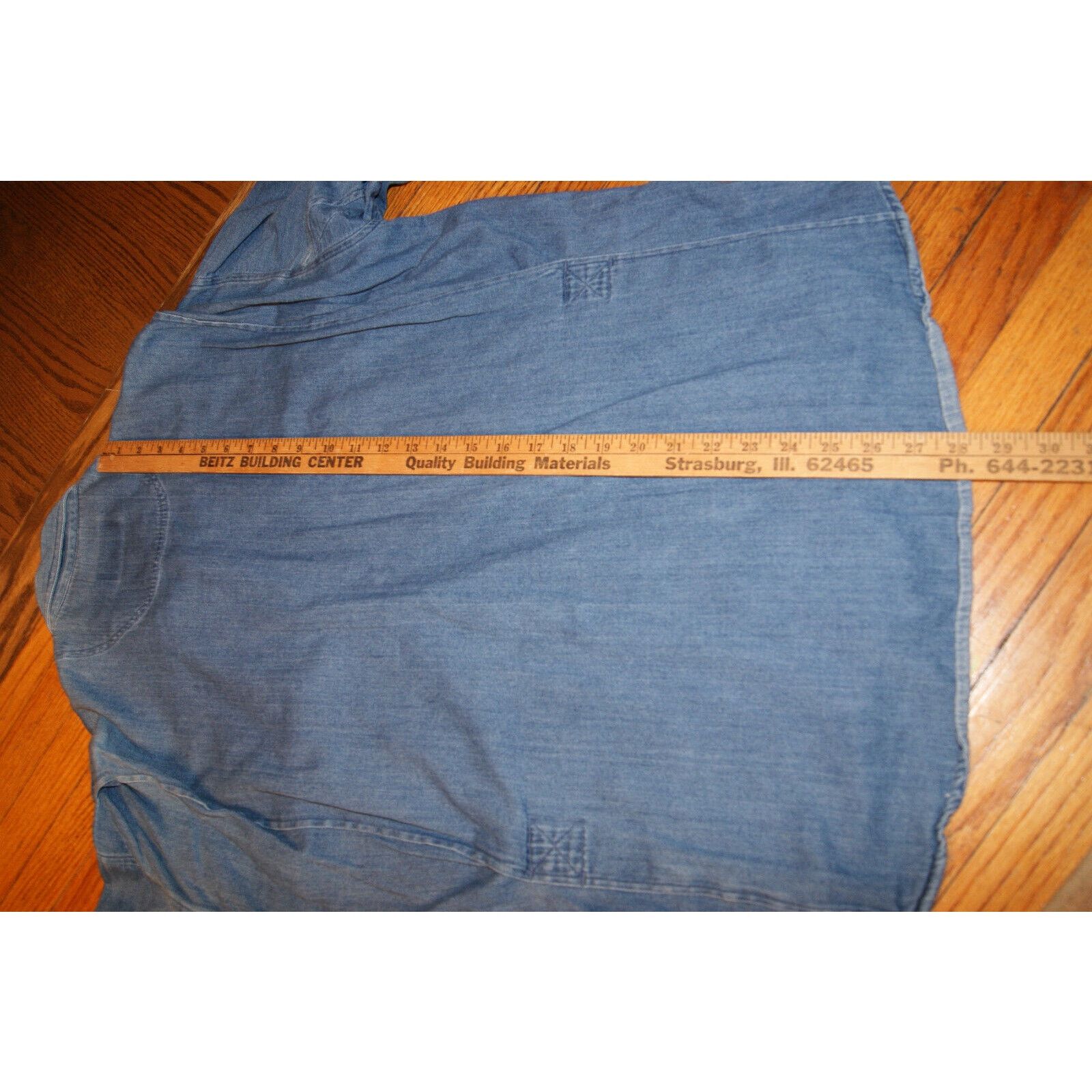Cabelas Cabelas Shirt Mens Large Denim Button Up Hunting Safari Vtg Size US L / EU 52-54 / 3 - 7 Thumbnail