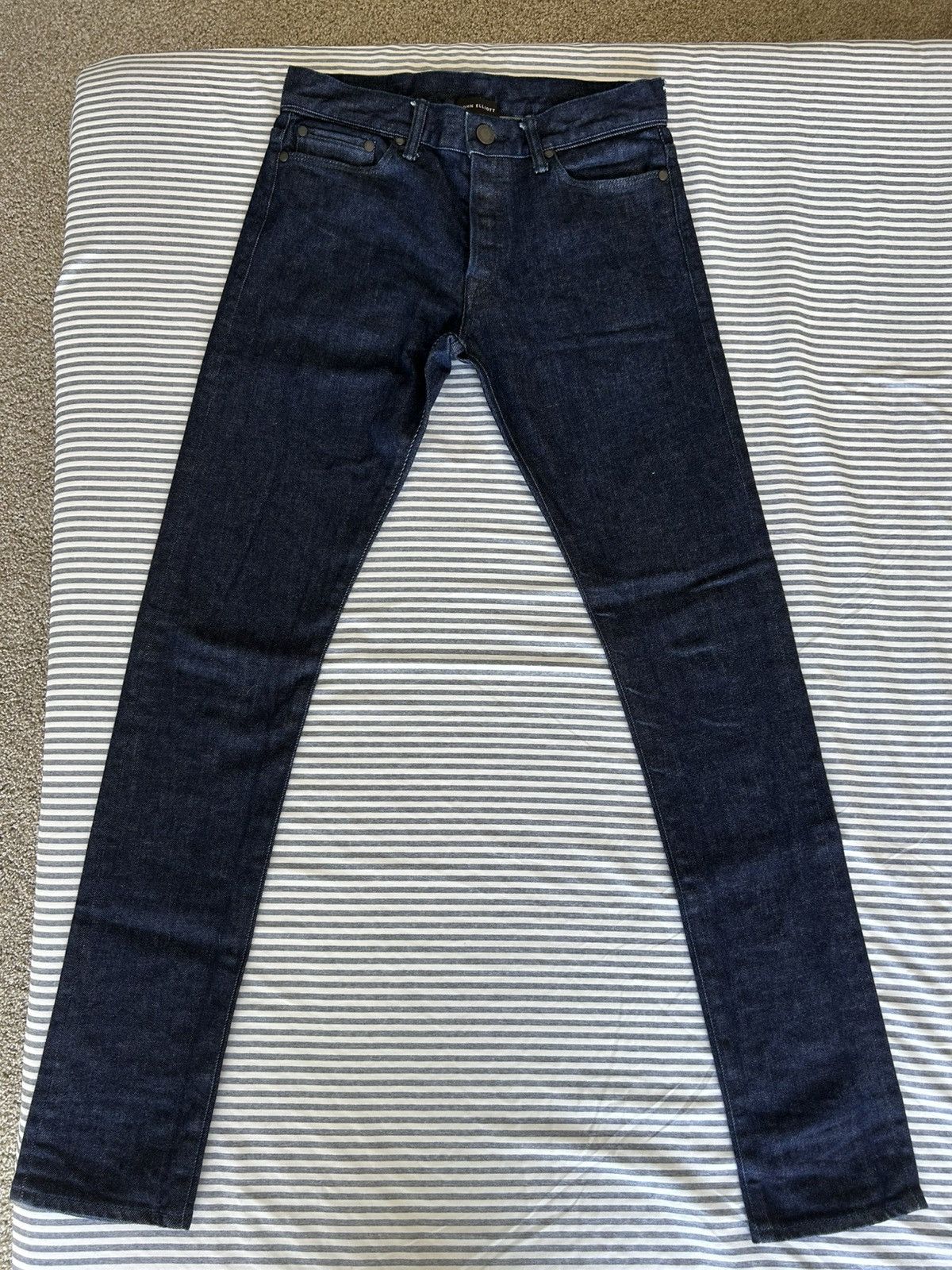 John Elliott Sample Raw Japanese Denim Jeans Size US 29 - 1 Thumbnail