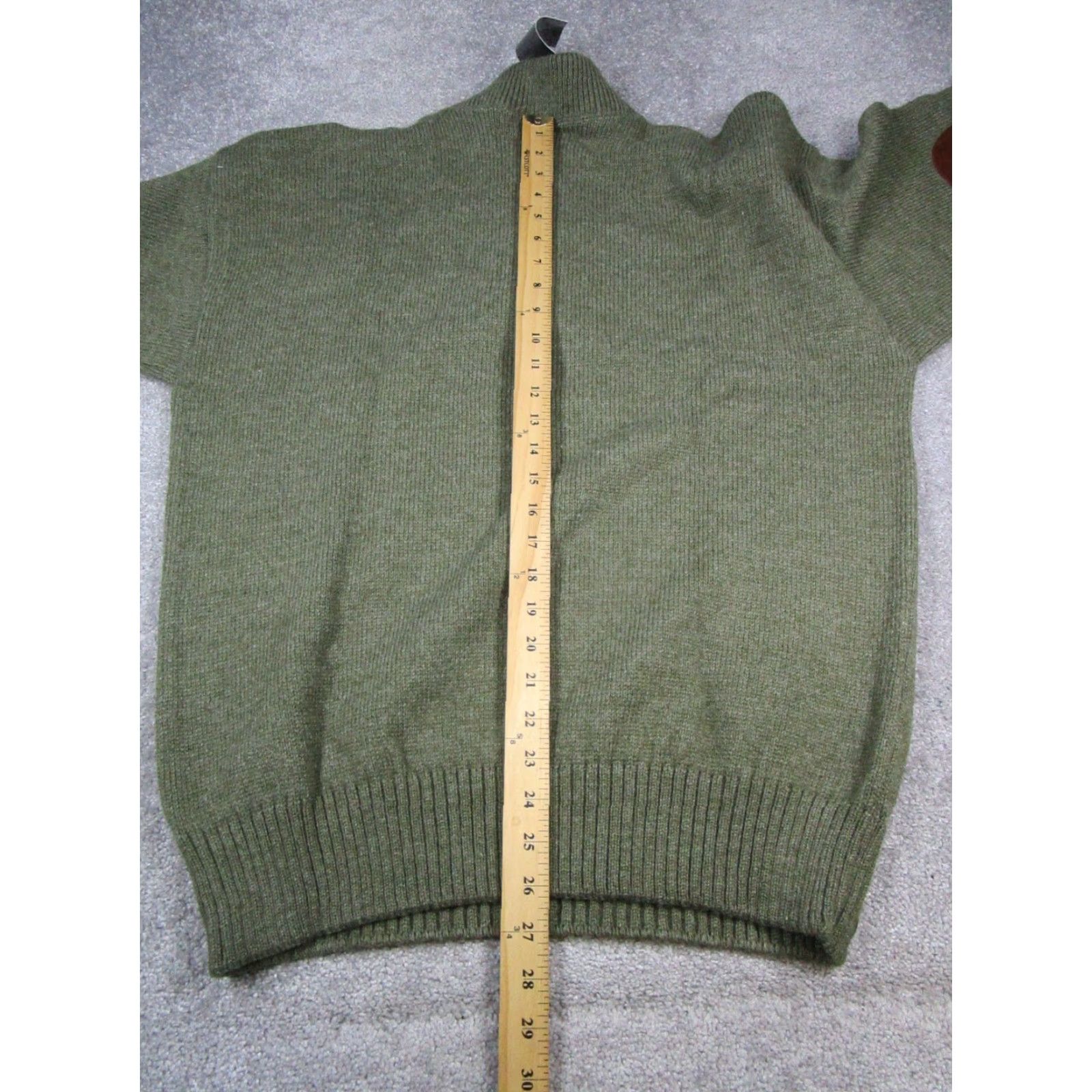 Vintage VINTAGE High Trek Mens XL Green Knit Hiking Pullover Sweater Mock Neck Long Sleeve Regular Fit N/A Size US XL / EU 56 / 4 - 7 Thumbnail
