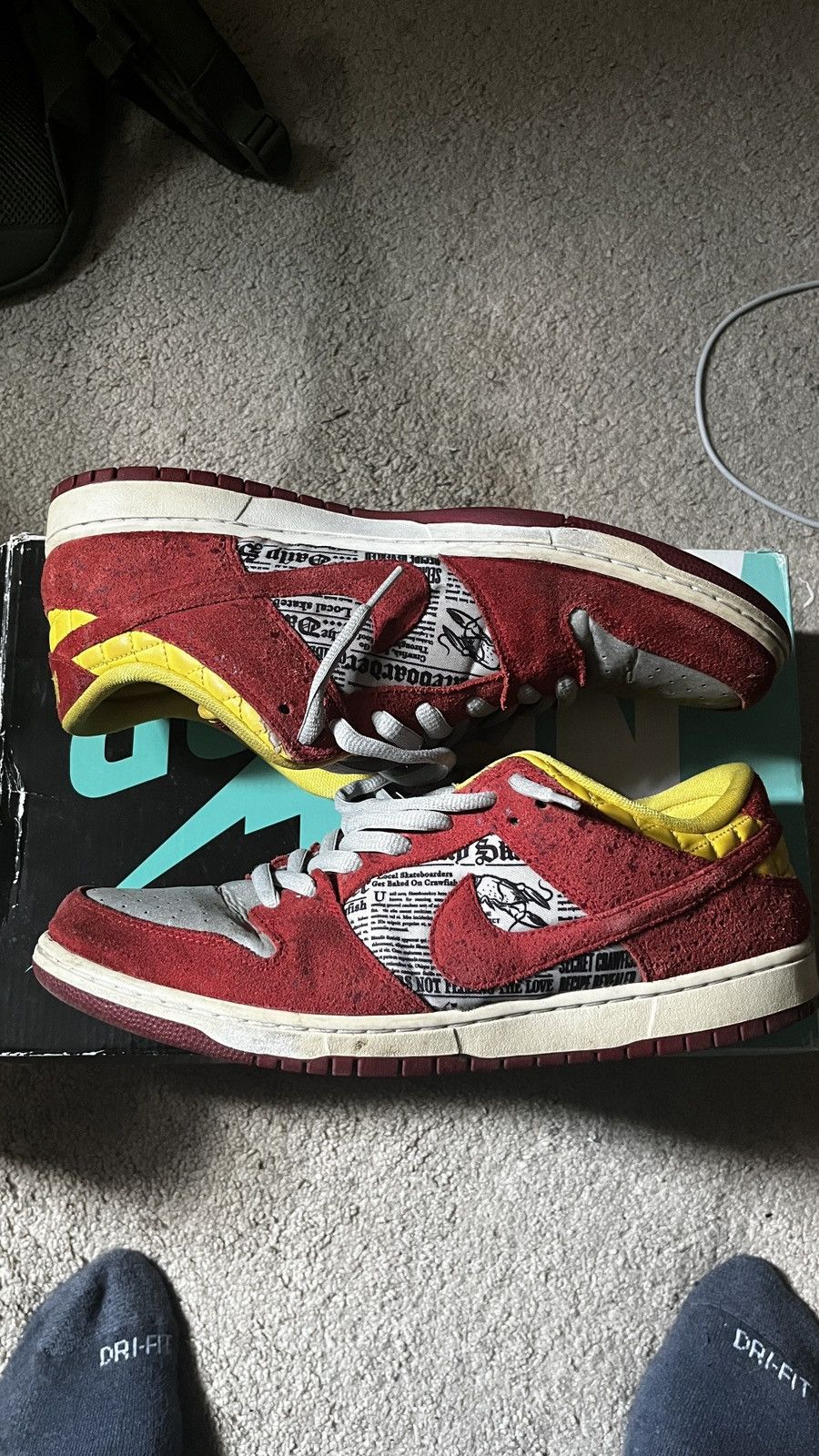 Nike Nike Dunk Low Premium SB QS Crawfish Size US 13 / EU 46 - 9 Thumbnail