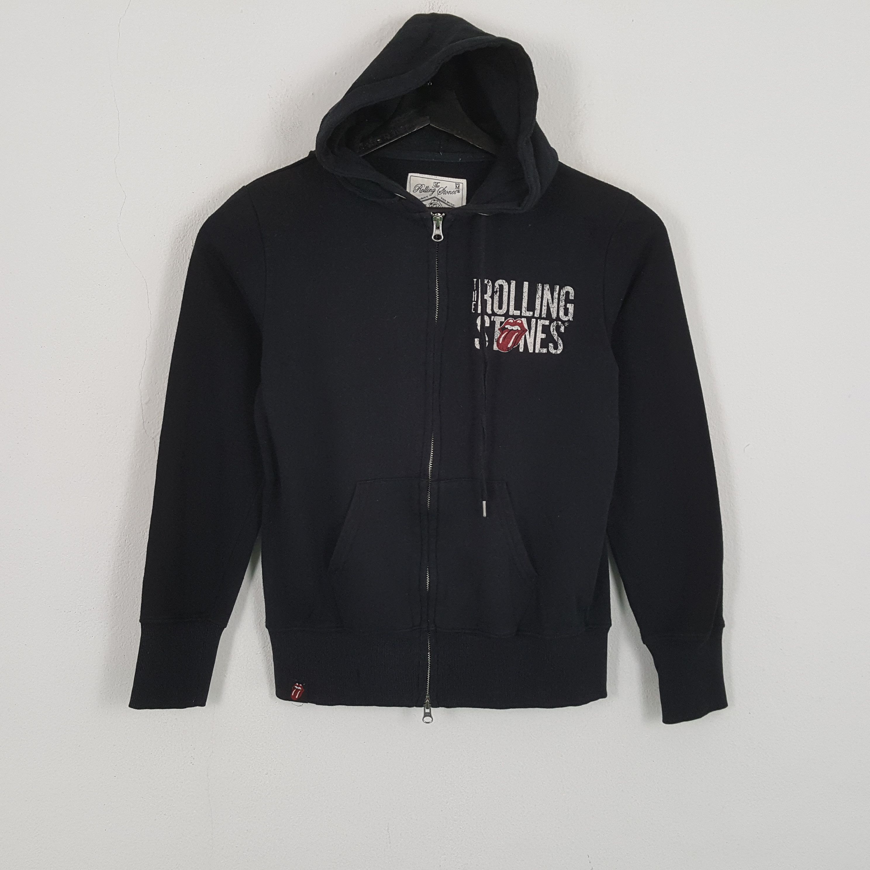 Band Tees × The Rolling Stones × Vintage THE ROLLING STONE Rock Band Zipper Hoodies Size US S / EU 44-46 / 1 - 3 Thumbnail