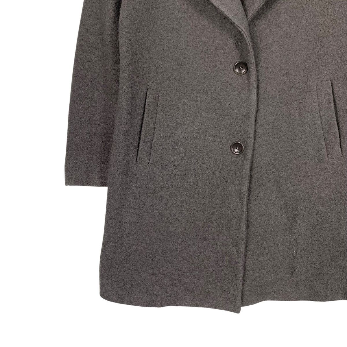 Japanese Brand 1970 SEVENTY Made in Bulgaria Wool Coat #1830-C79 Size M / US 6-8 / IT 42-44 - 3 Thumbnail