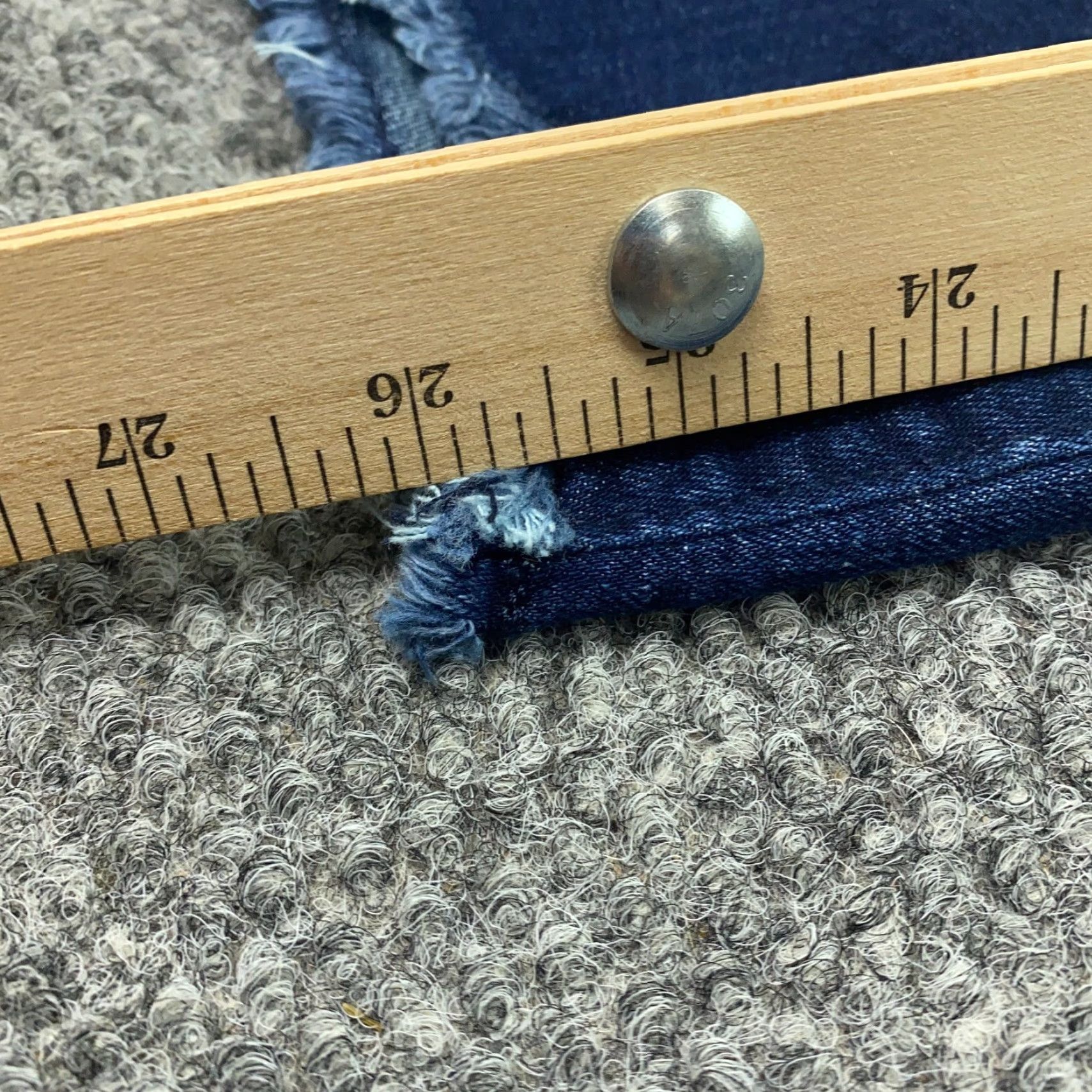 Loft LOFT Jeans Womens Size 10 Blue Mid-Rise Skinny Stretch Denim 5-Pocket Faded Regular Fit Size 32" / US 10 / IT 46 - 6 Thumbnail
