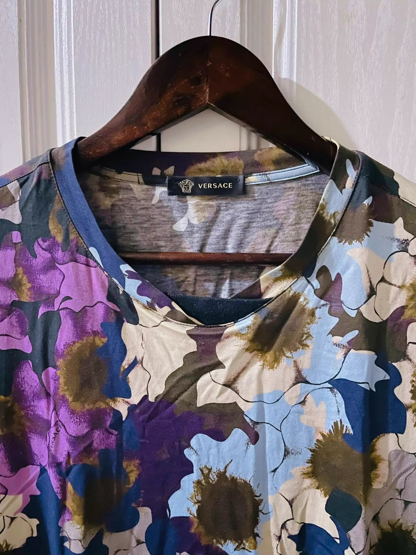 Versace Versace Floral All Over Print SS T XL 98 New Runway Size US XL / EU 56 / 4 - 3 Thumbnail