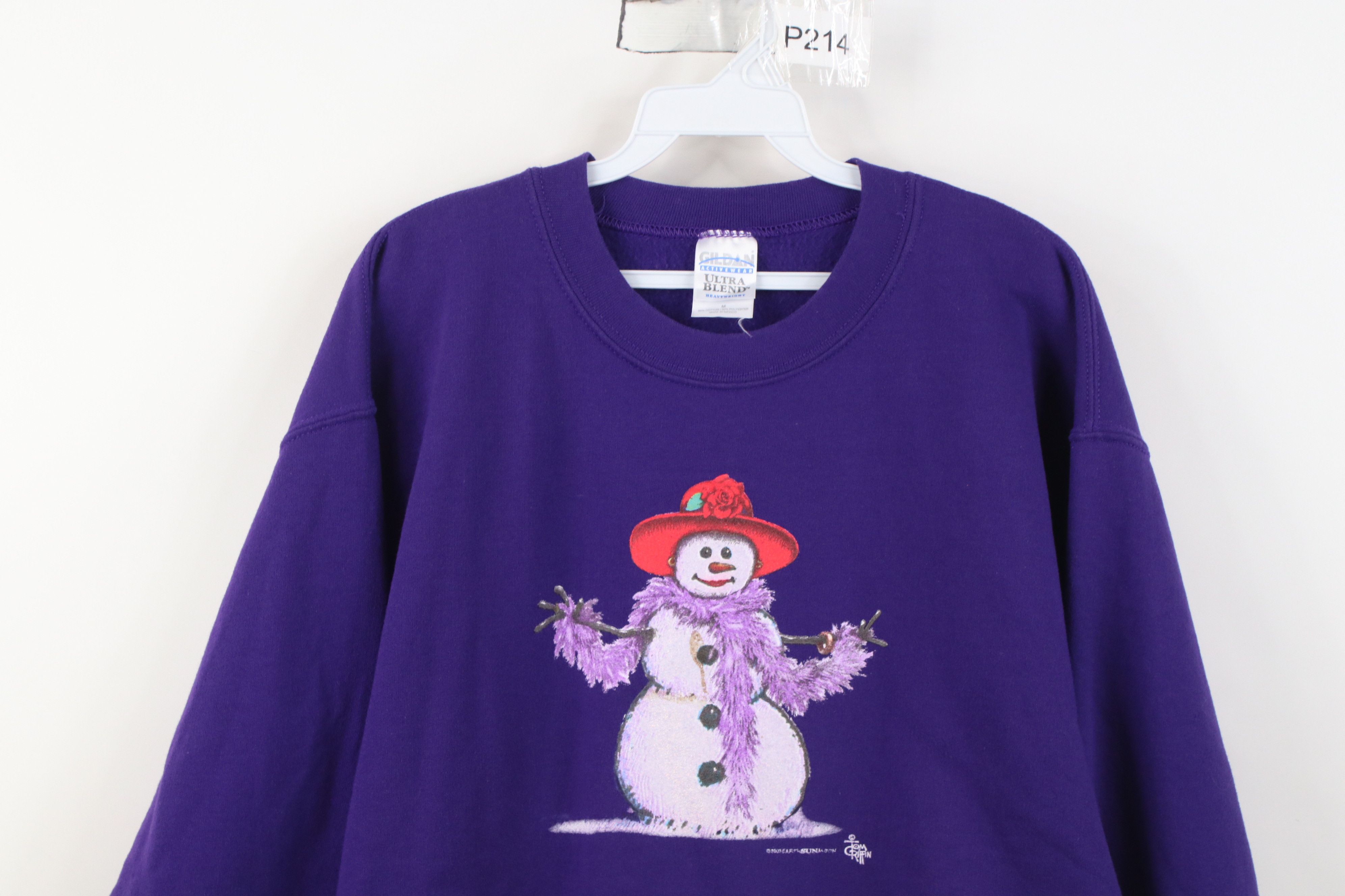 Vintage Vintage Y2K 2003 Christmas Winter Snowman Sweatshirt Size M / US 6-8 / IT 42-44 - 2 Thumbnail