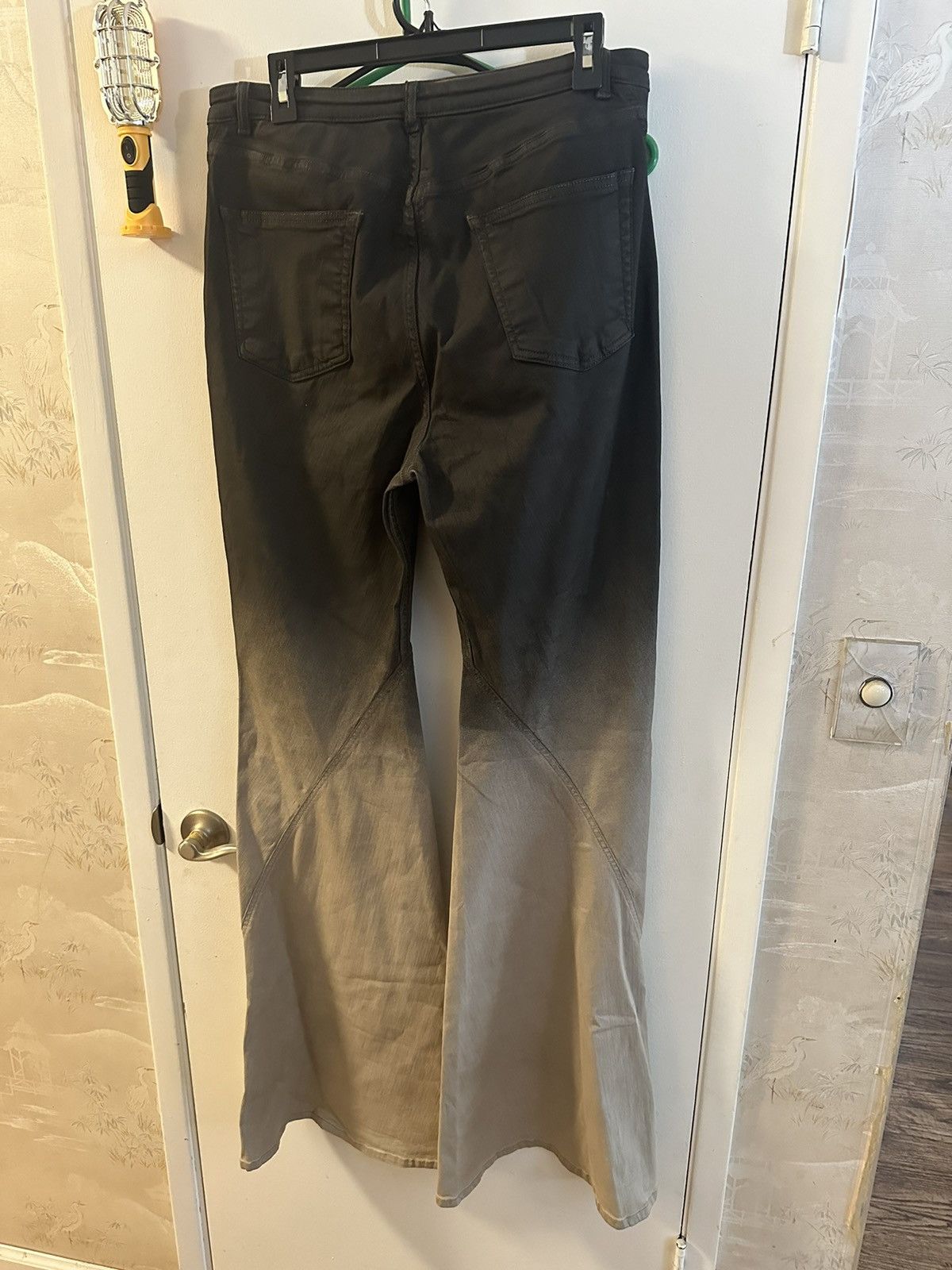Rick Owens Rick Owens Drkshdw Bias Bootcut Jeans Black Pearl Size 34 Size US 34 / EU 50 - 2 Thumbnail