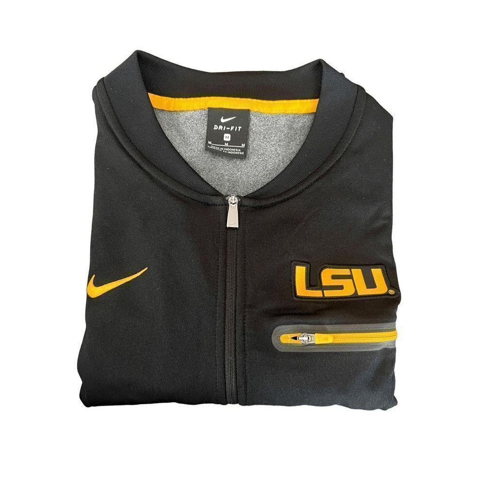 Nike Nike LSU Tigers Primary Logo Training sweatshirt jacket size Size US M / EU 48-50 / 2 - 2 Thumbnail