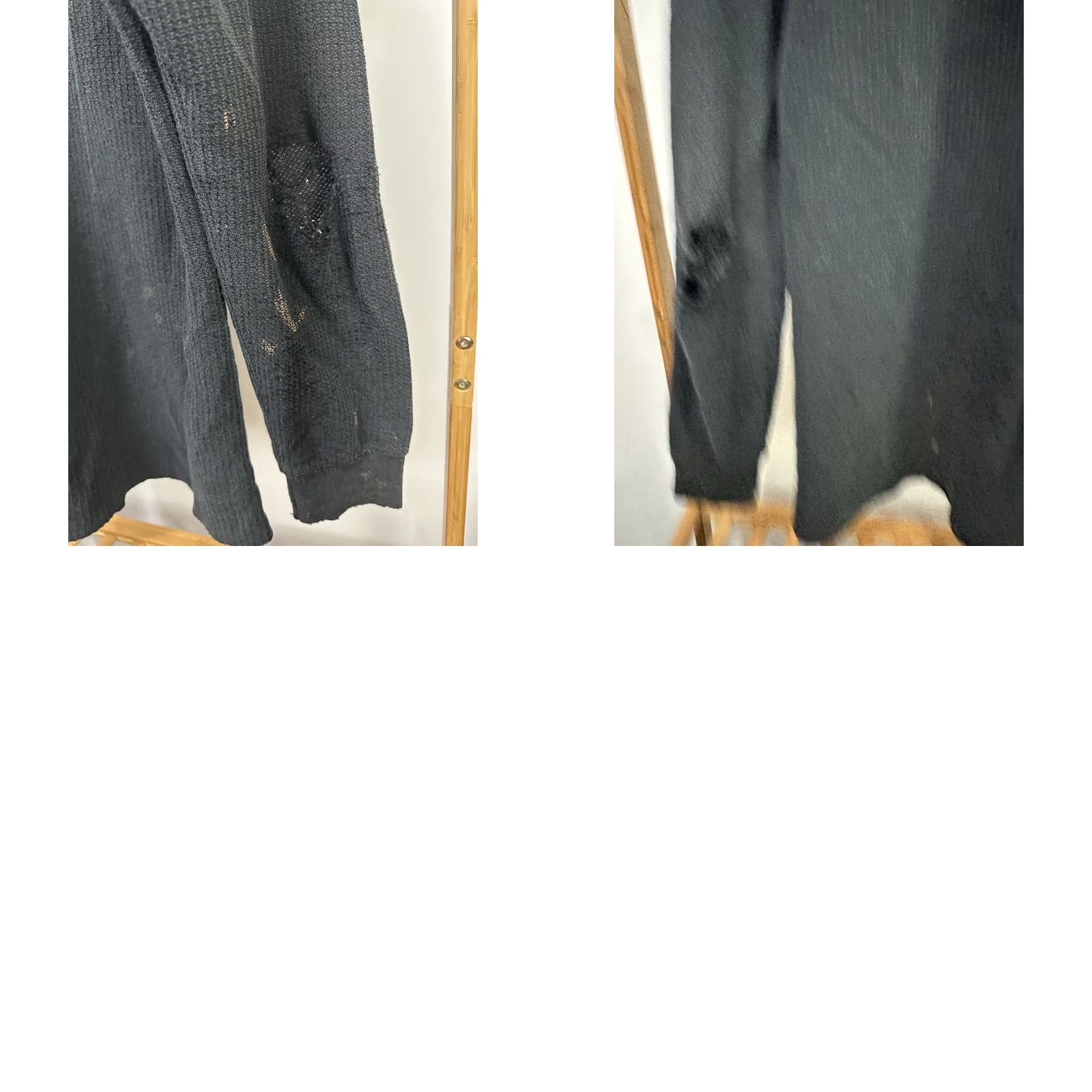 Vintage VTG 80s Black Faded Paper Thin Burnout Worn Grunge Thrashed LS Hensley Shirt XL Mens XL Black Size US XL / EU 56 / 4 - 8 Thumbnail