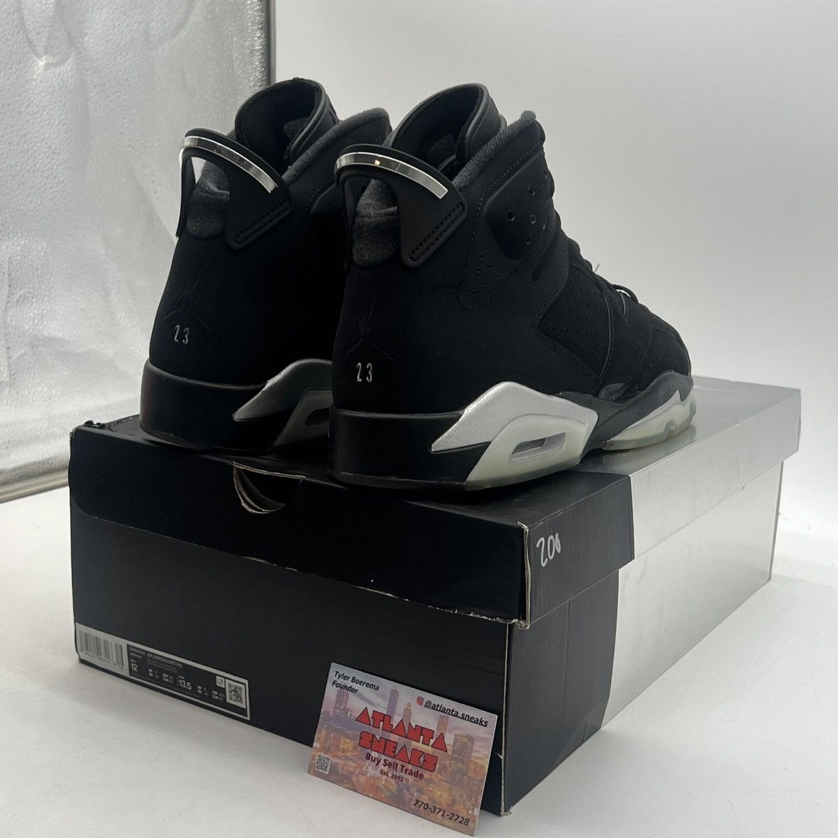 Jordan Brand Air Jordan 6 chrome Size US 12 / EU 45 - 5 Thumbnail