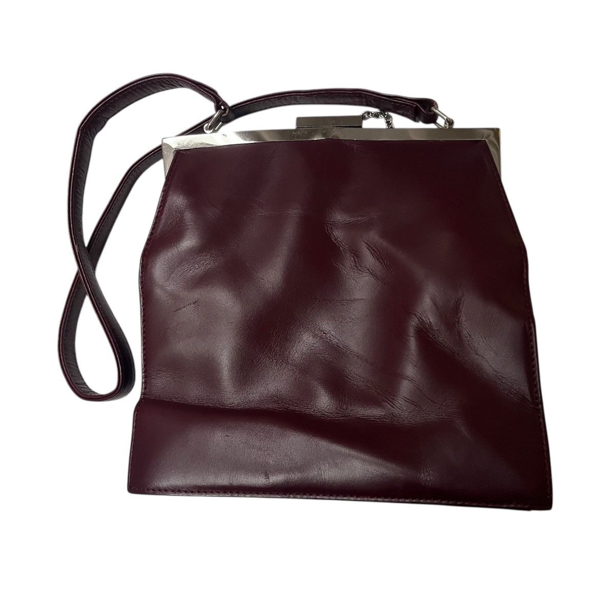 agnes b. Agnes b. Voyage Burgundy Handbag Size ONE SIZE - 2 Thumbnail