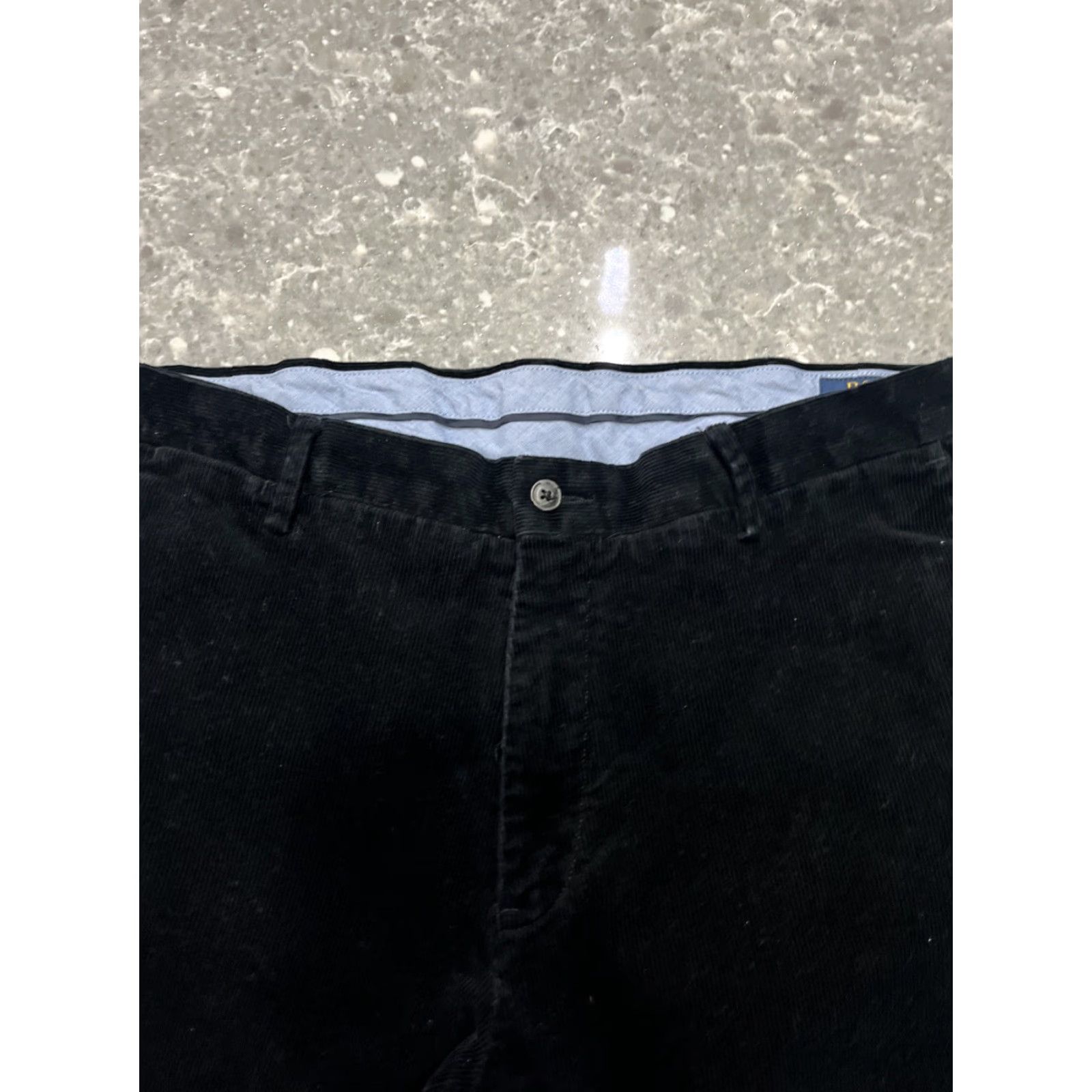Polo Ralph Lauren Polo Ralph Lauren Pants Mens Blue Corduroy Flat Front 36x32 Regular Straight 90s Grunge Style Size US M / EU 48-50 / 2 - 2 Thumbnail