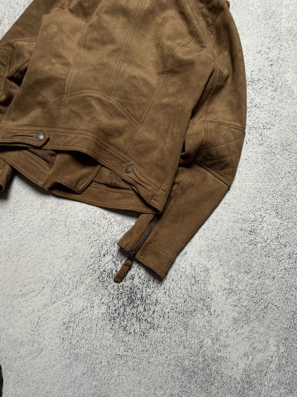 Abercrombie & Fitch Y2K Biker Jacket Style Rick Owens Opium Size S / US 4 / IT 40 - 11 Thumbnail