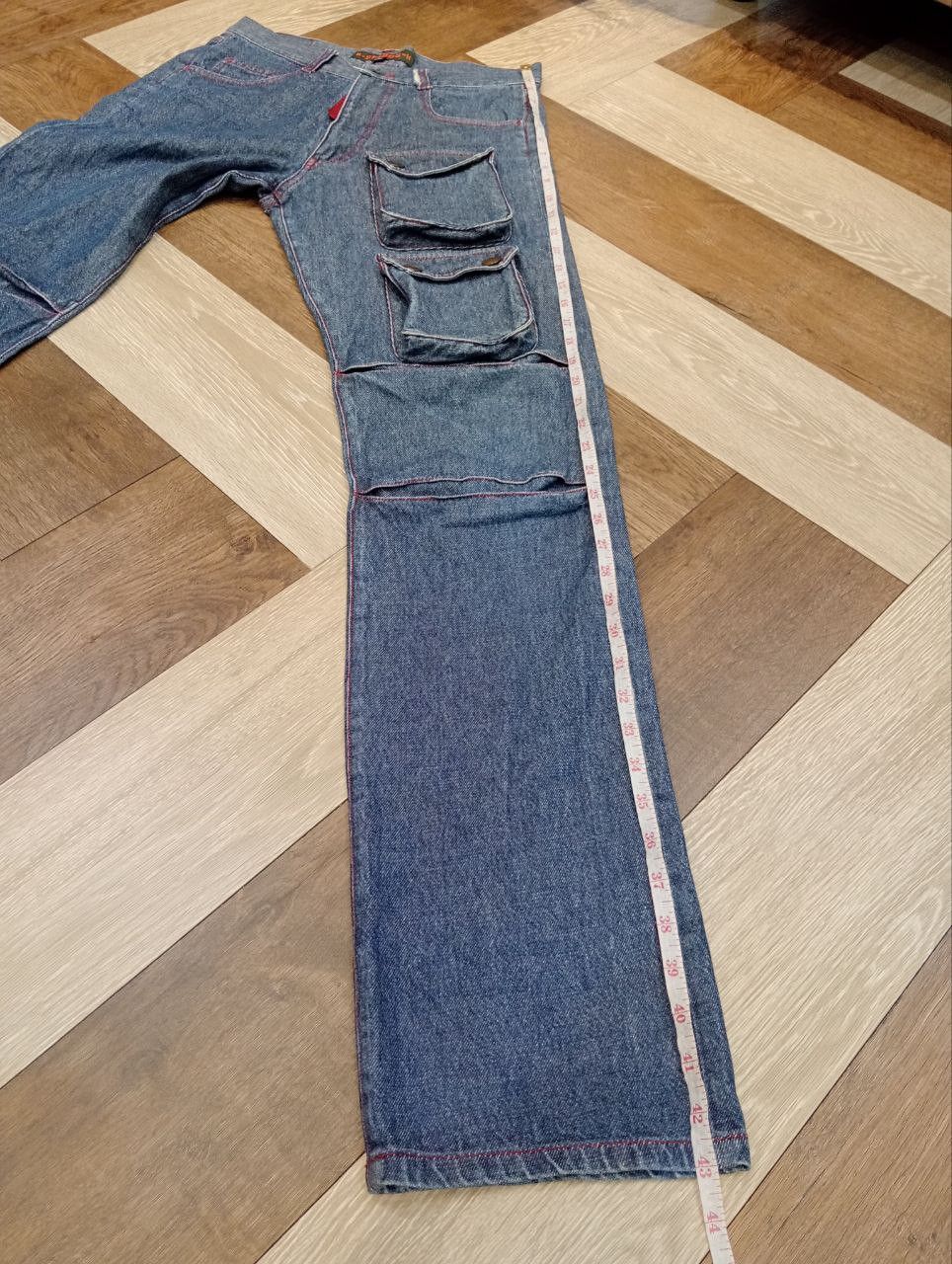 291295=Homme 291295 HOMME JAPAN 7 POCKET DENIM JEANS - SIZE 1 BLUE Size US 29 - 15 Thumbnail