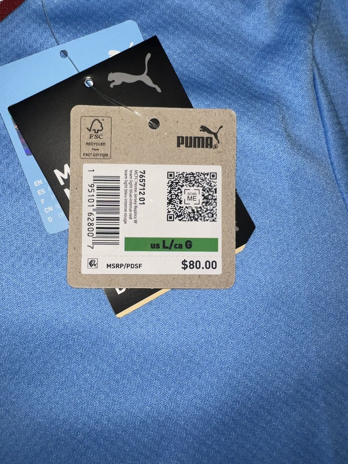 Puma Puma Manchester City Jersey/Kit Size US L / EU 52-54 / 3 - 2 Thumbnail