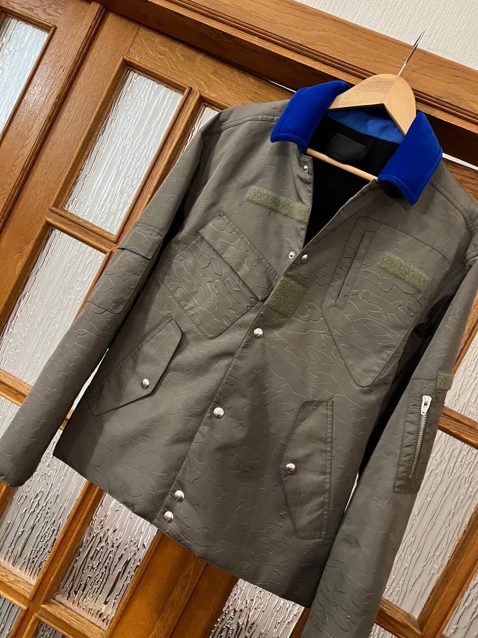 Alexander Wang Camo jacket with velour collar Size US S / EU 44-46 / 1 - 4 Thumbnail