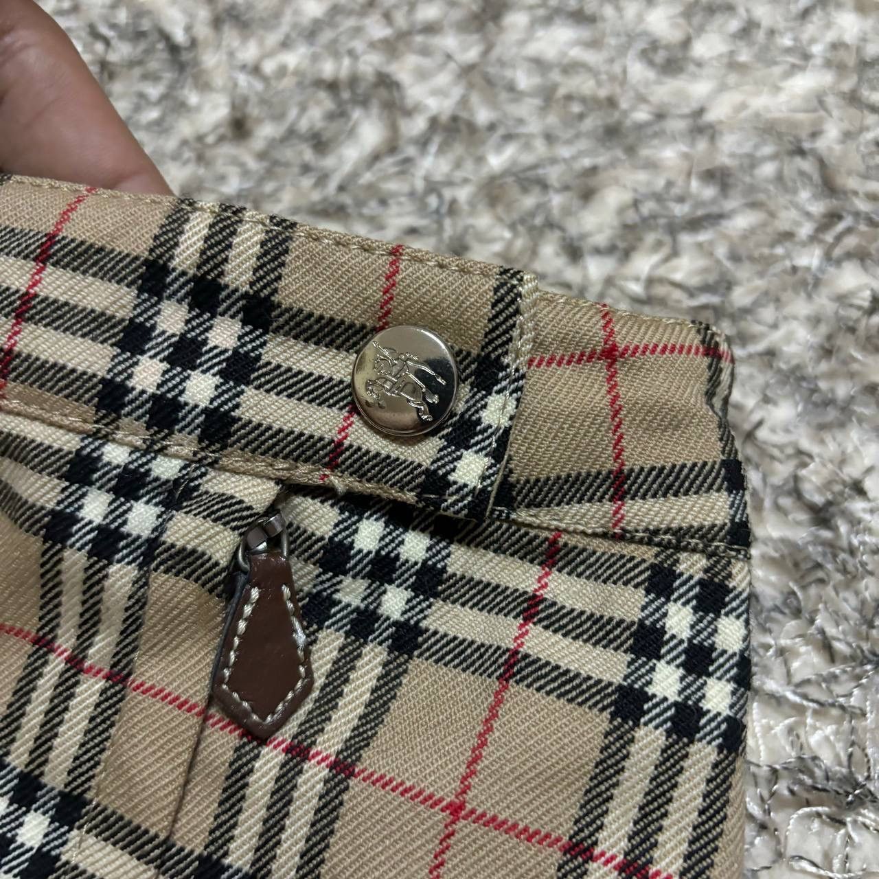 Burberry Burberry Blue Label Nova Check Mini Skirt | Wool Blend | 36 Size 27" / US 4 / IT 40 - 6 Thumbnail