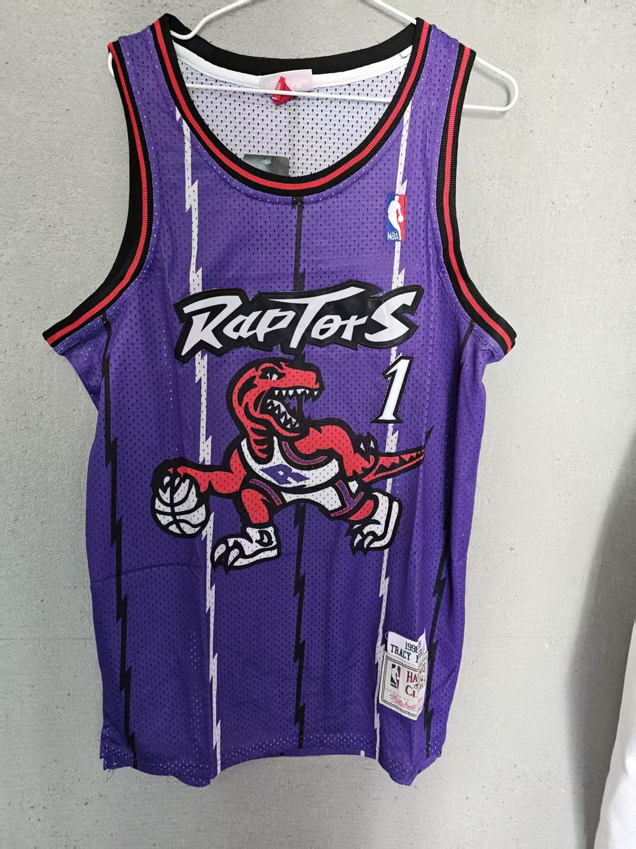NBA Toronto Raptors #1 Tracy McGrady Jersey Small Size US S / EU 44-46 / 1 - 1 Thumbnail