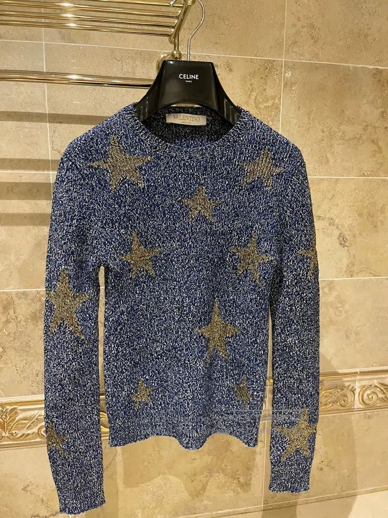 Valentino Valentino Pale gold star pattern Size M / US 6-8 / IT 42-44 - 1 Thumbnail