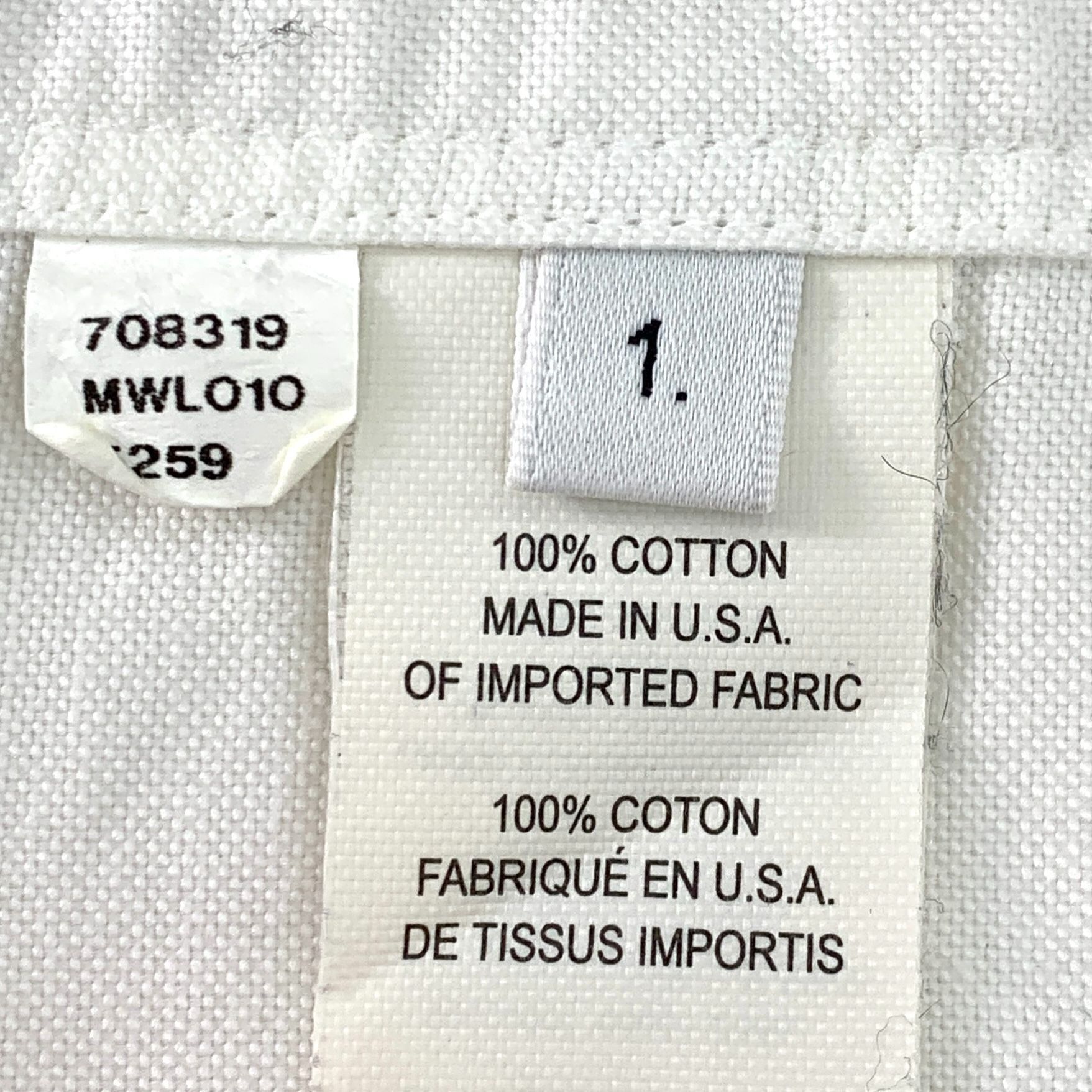 Thom Browne H14267 Thom Browne White Button-Up Shirt Size US S / EU 44-46 / 1 - 7 Thumbnail