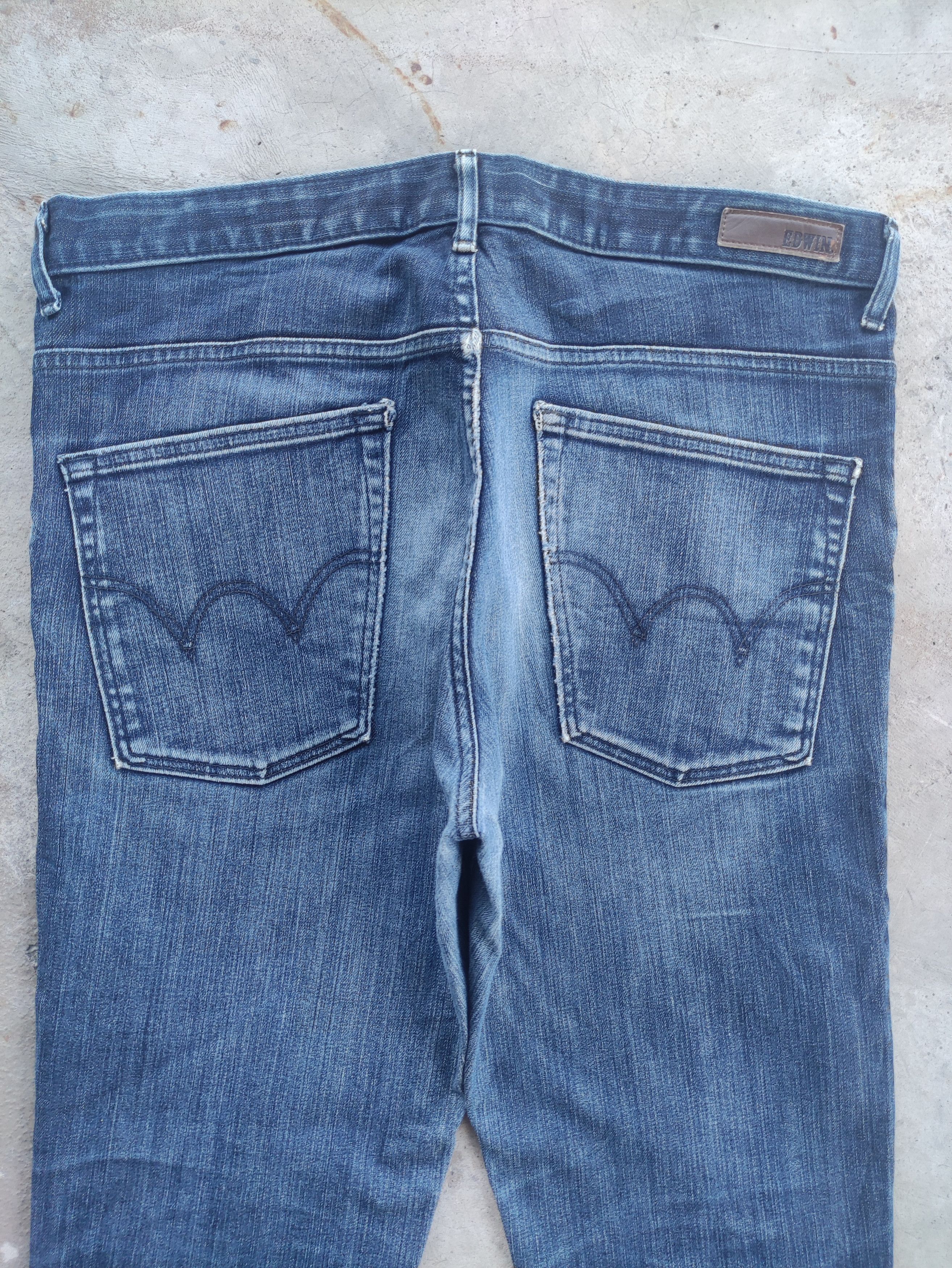 Edwin Vintage Edwin Japan Distressed Fader Denim Jean Size US 36 / EU 52 - 10 Thumbnail