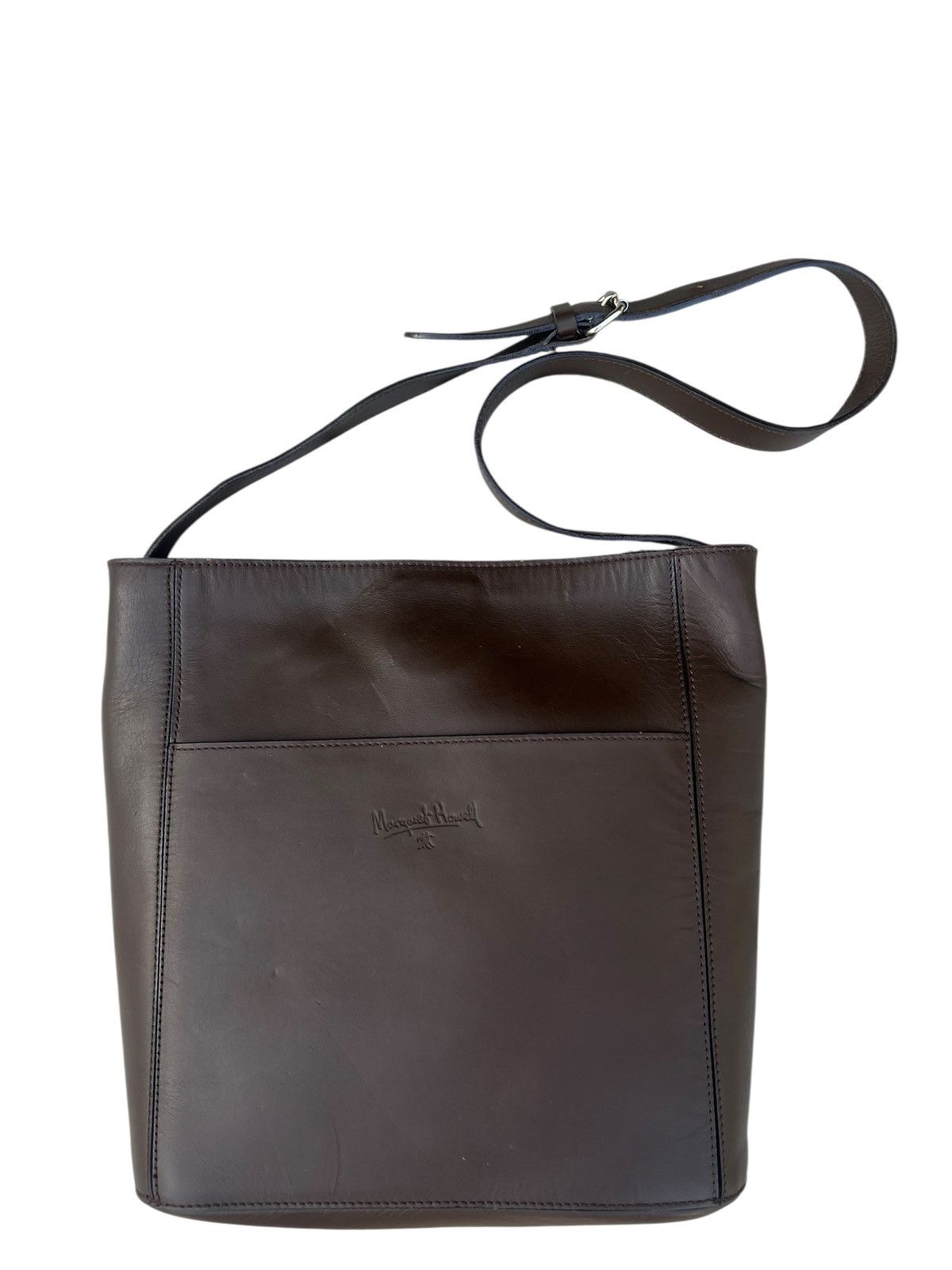Margaret Howell Vintage Margaret Howell Patina Scratch Cowhide Leather Bag Size ONE SIZE - 7 Thumbnail