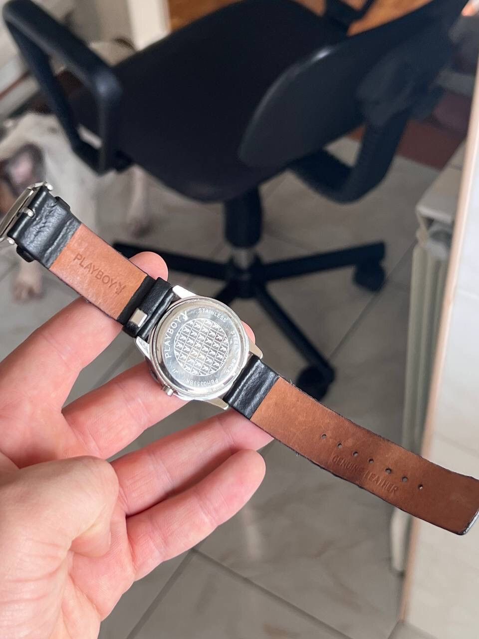 Japanese Brand × Vintage Vintage 🐰 Play Boy Japanese style futuristic Steel Watch Size ONE SIZE - 8 Thumbnail