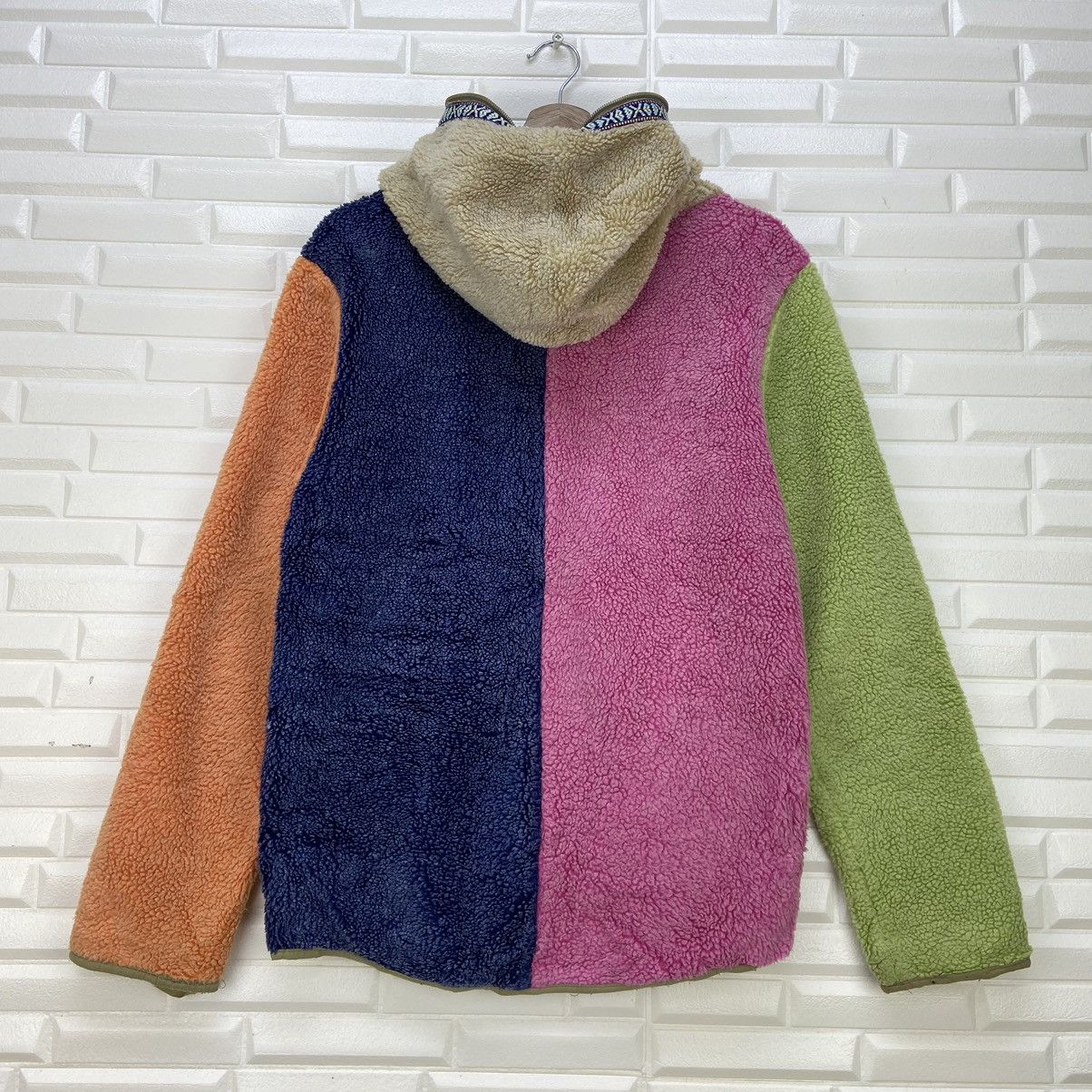 Japanese Brand × go slow caravan Colourful🔥Go Slow Caravan Color Block Fleece Sherpa Jacket Size US S / EU 44-46 / 1 - 2 Thumbnail