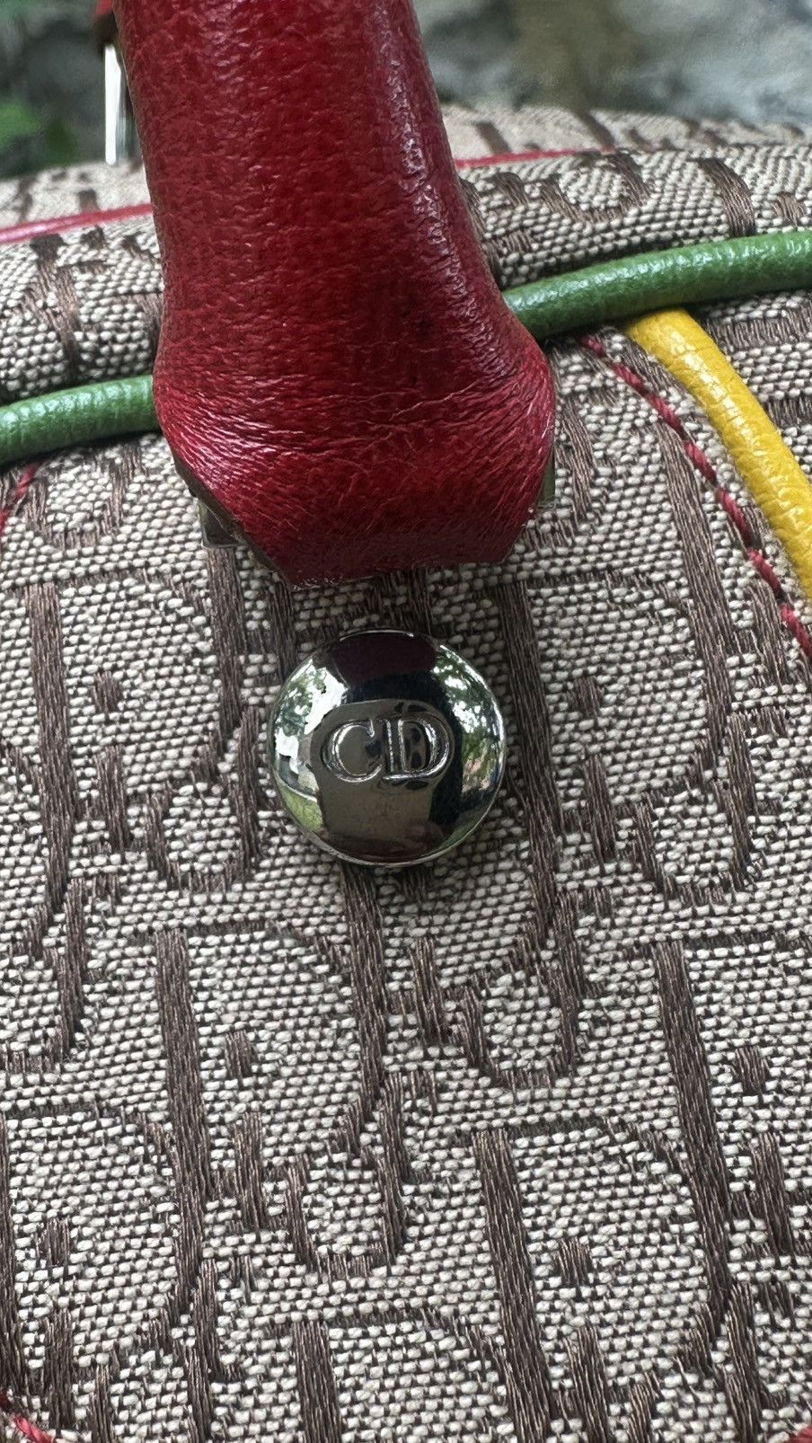 Dior Vintage Dior Trotter Rasta Bowling Bag Size ONE SIZE - 3 Thumbnail