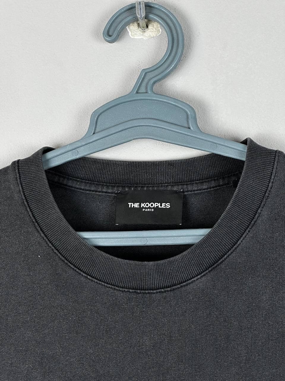 The Kooples The Kooples Faded Grey Big Logo T Shirt Size US M / EU 48-50 / 2 - 6 Thumbnail