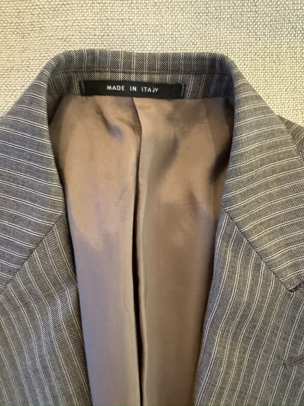Armani Collezioni ARMANI COLLEZIONI Made in Italy Peak Lapel Suit Jacket 40R Size 40R - 6 Thumbnail