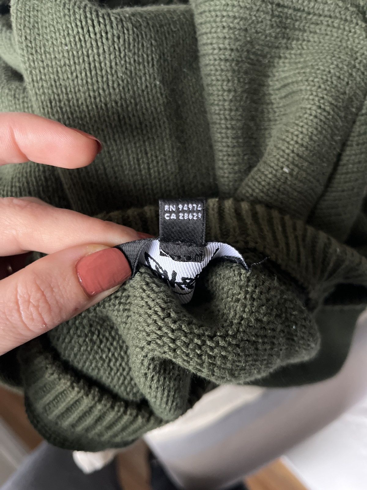 Stussy Stussy forest green knit sweater Size US L / EU 52-54 / 3 - 3 Thumbnail