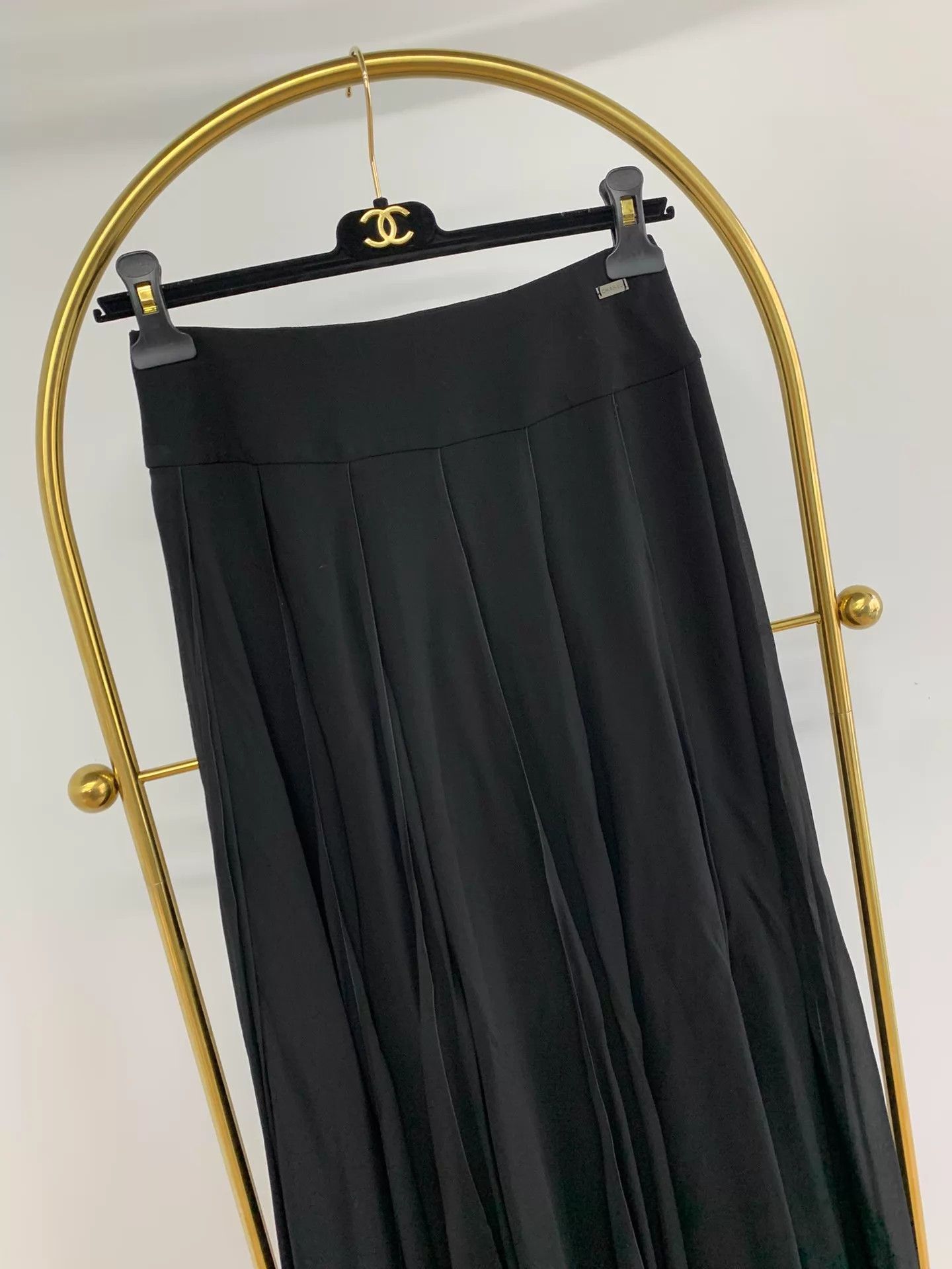 Chanel Chanel Vintage Black Silk Tulle Skirt 36 New Size 26" / US 2 / IT 38 - 2 Thumbnail