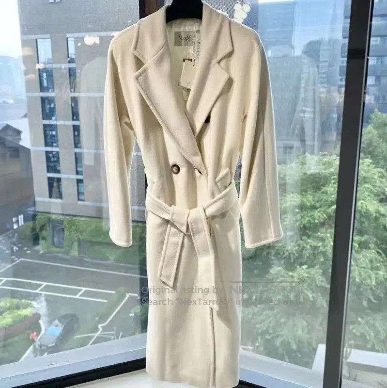 Max Mara MaxMara Cream Wool Women's Coat . Size XXS / US 00 / IT 34 - 1 Thumbnail