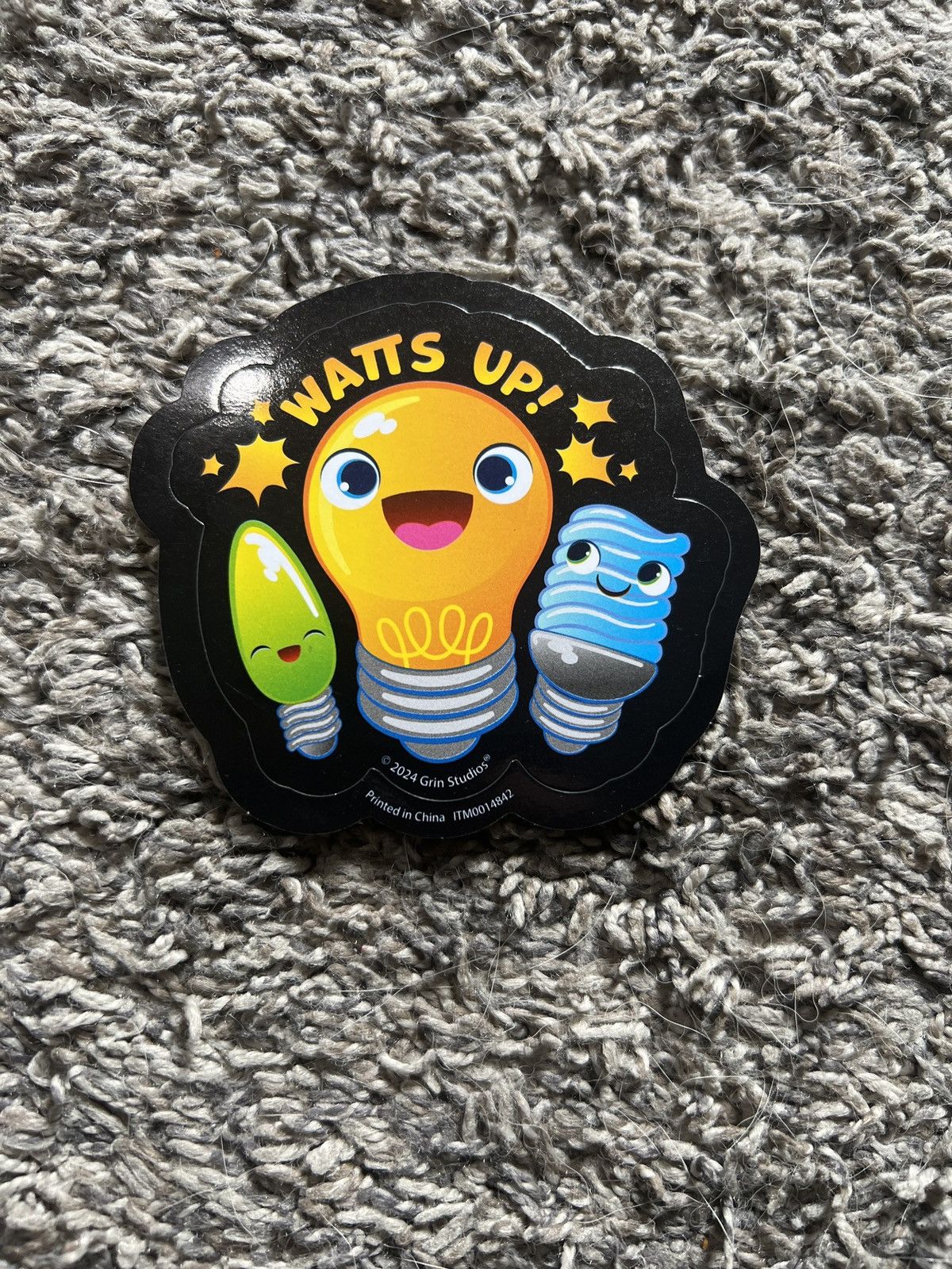 Hypebeast 2024 Grin Studios Watts Up! Sticker Size ONE SIZE - 1 Thumbnail