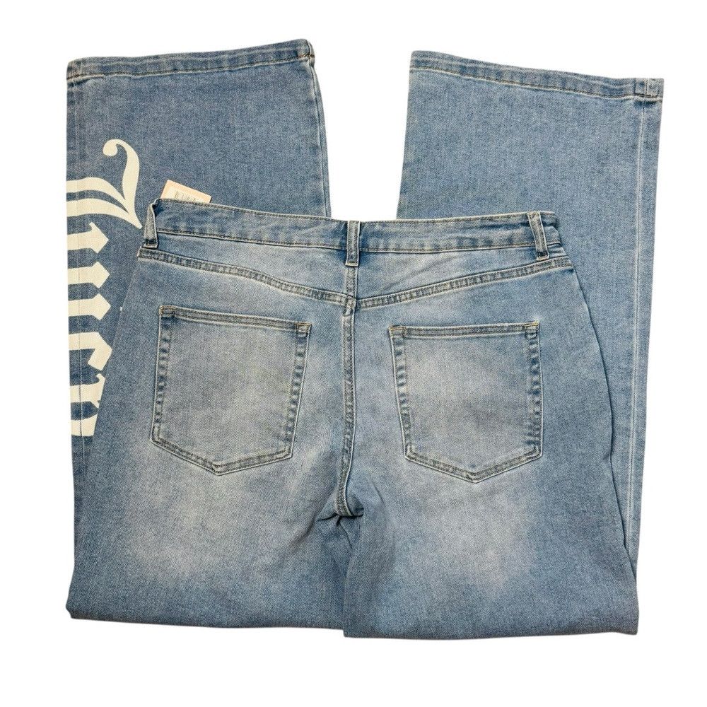 Juicy Couture NWT New Juicy Couture Low Rise Abbot Side Seam Logo Jeans S Size 31" - 4 Thumbnail