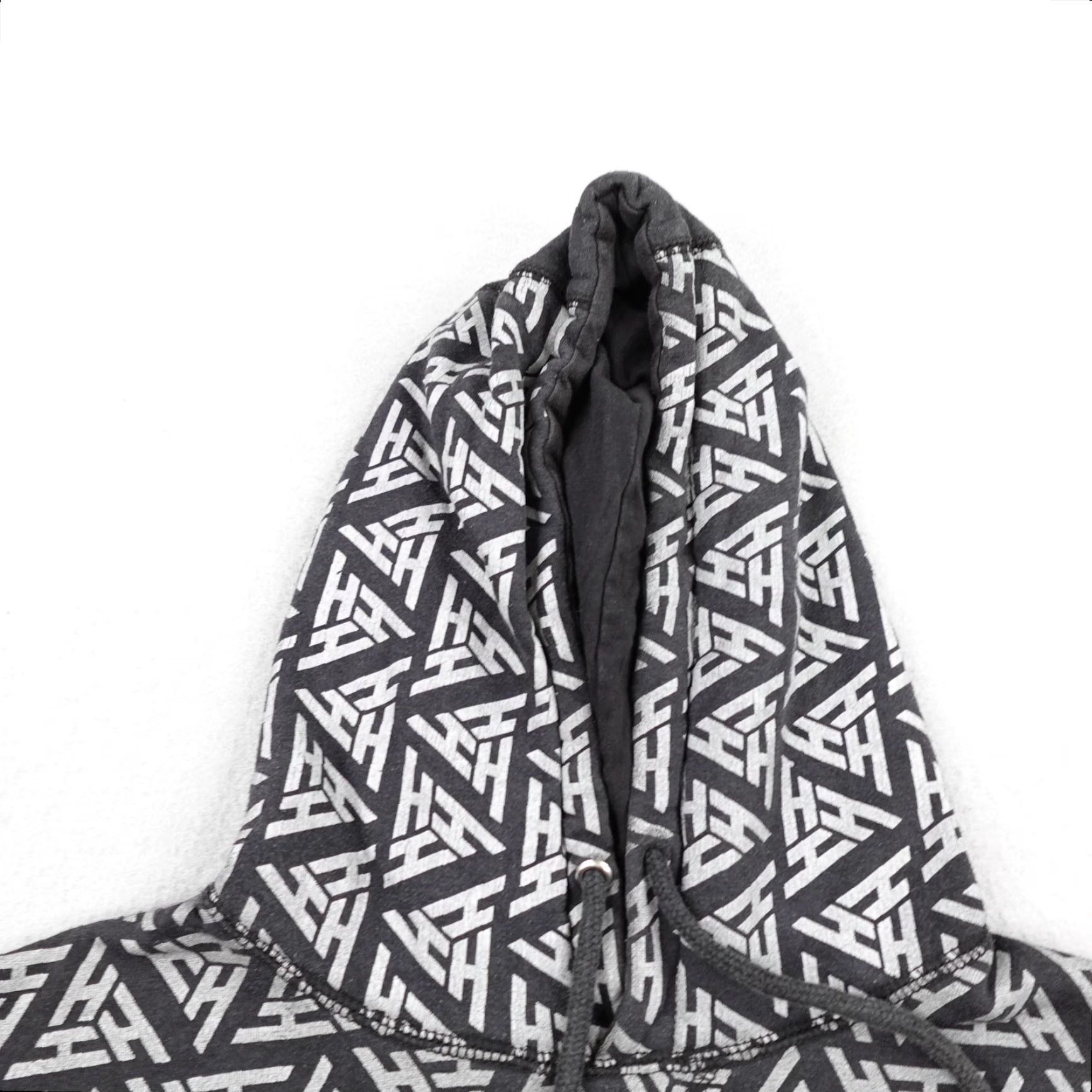 Hypland VINTAGE Hypland Hoodie Mens L Gray Black All Over Print AOP Hypebeast Sweatshirt Size US L / EU 52-54 / 3 - 2 Thumbnail