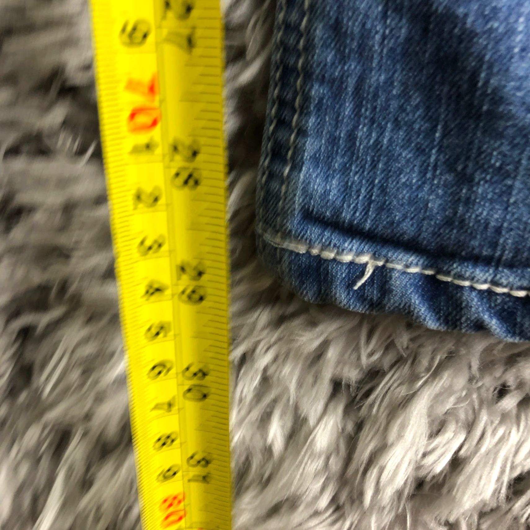 Denime CG CG Womens Jeans Size 16 Mid Rise Medium Wash Straight Leg Blue Denim Cotton Inseam 29in Size 38" / US 16 / IT 52 - 3 Thumbnail