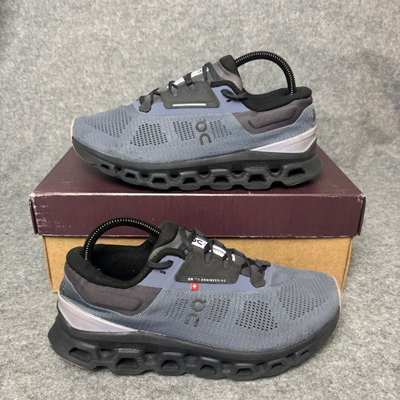 On On Cloudstratus 3 Gray Mesh Running Shoes Womens Size 9 US Size US 9 / IT 39 - 2 Thumbnail