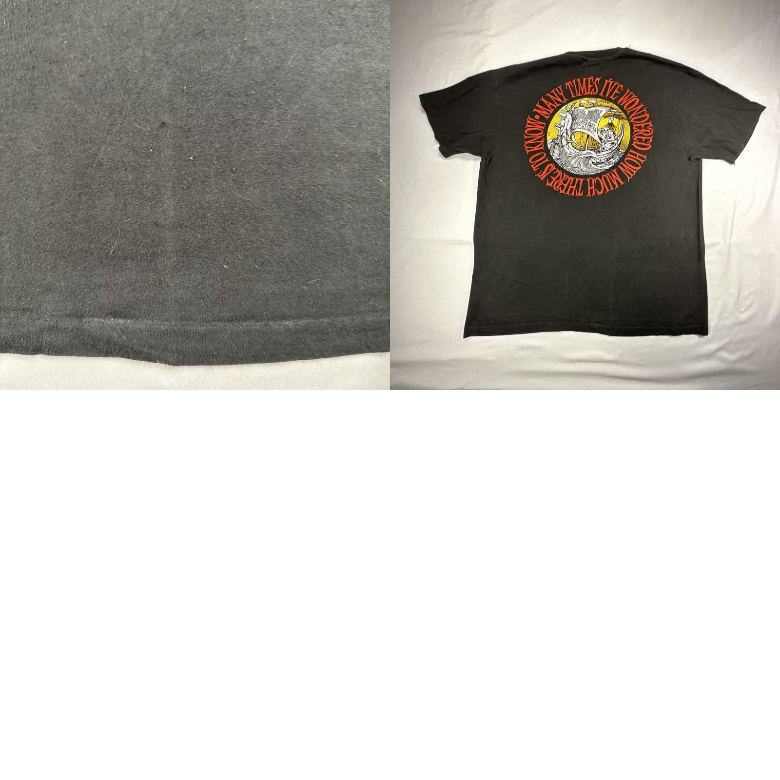 Hanes VINTAGE LED ZEPPELIN T-Shirt XL 1994 90s Hanes Black Cotton Short Sleeve Unisex Adults Mens Womens Size US XL / EU 56 / 4 - 11 Thumbnail