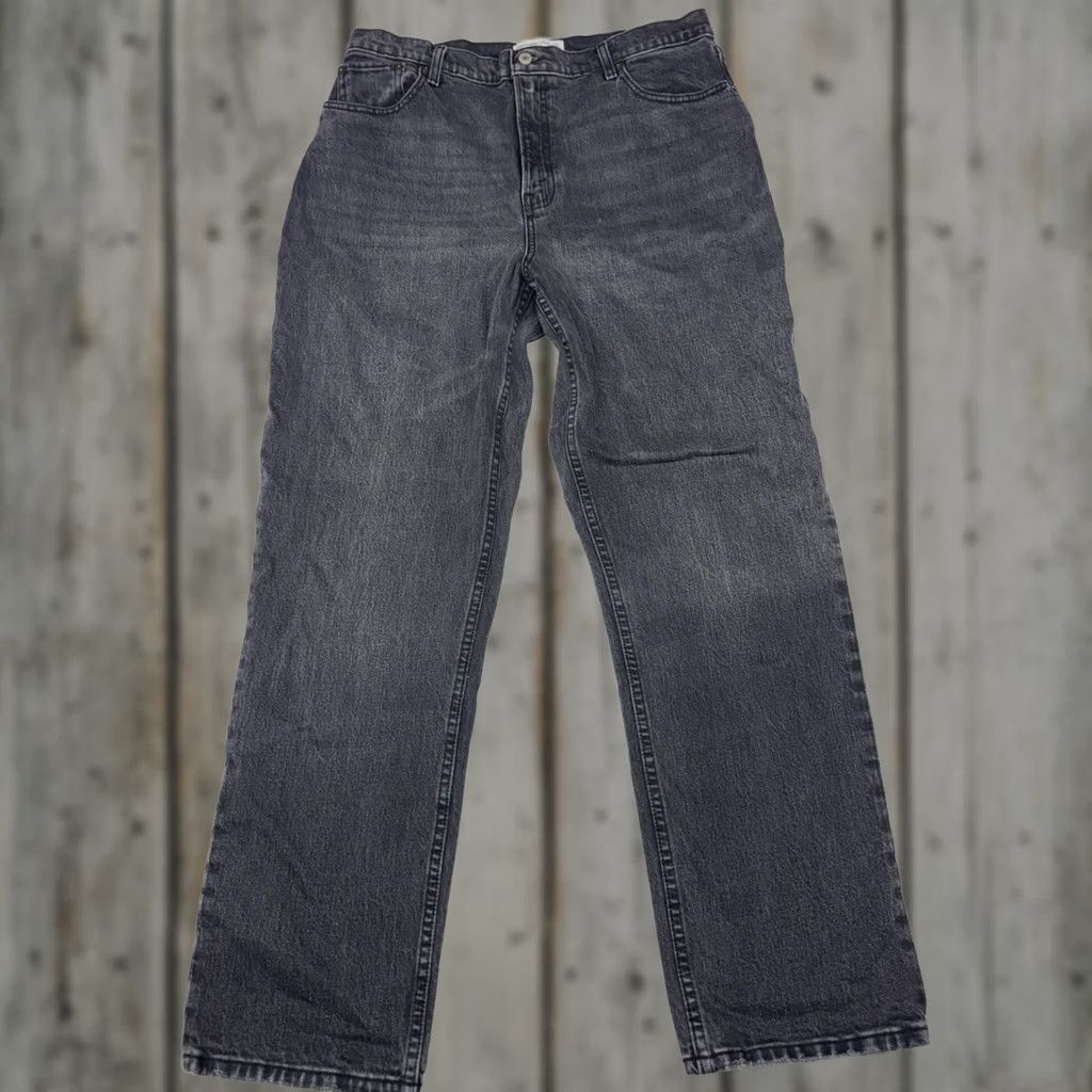 Abercrombie & Fitch Abercrombie & Fitch Jeans 90s Ultra High Rise Short Straight Women 32 Black Size 24" / US 00 / IT 34 - 1 Thumbnail
