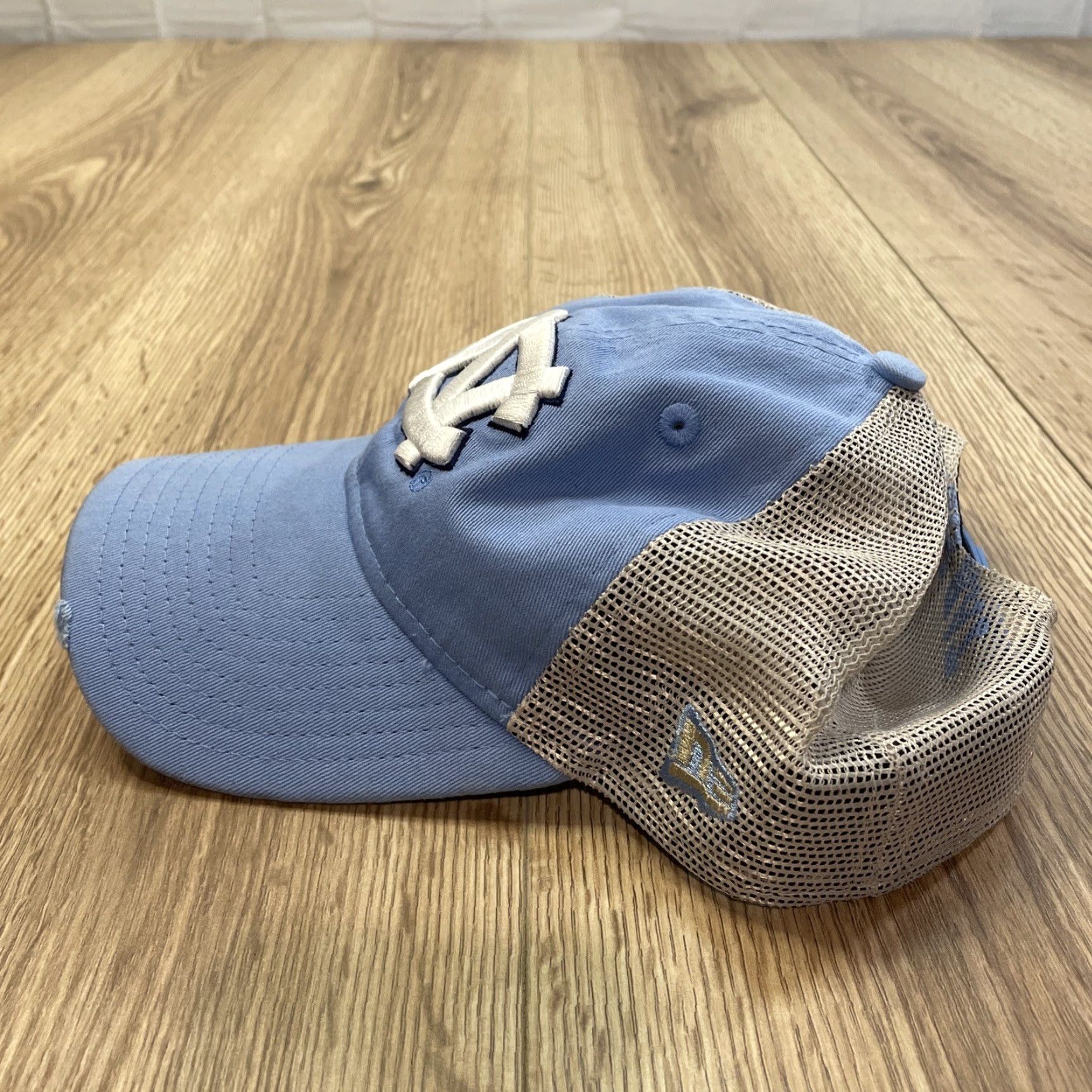 New Era North Carolina 9 Twenty New Era Adjustable Snap Back Distressed Hat Size ONE SIZE - 6 Thumbnail
