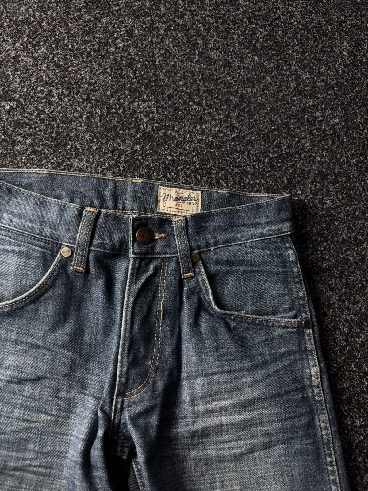 Wrangler Western Cowboy Wrangler ACE 1947 Vintage Button Denim Jeans Size US 28 / EU 44 - 7 Thumbnail