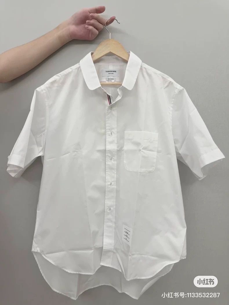 Thom Browne Thom Browne short sleeve shirt Size US XXL / EU 58 / 5 - 1 Thumbnail