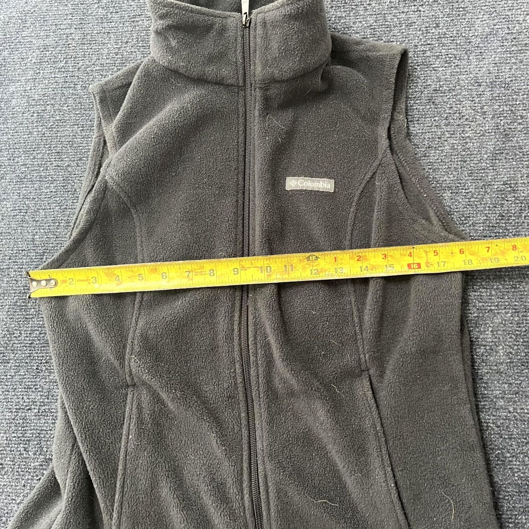 Layer 8 Columbia Vest Womens Medium Gray Fleece Full Zip Sleeveless Outdoor Layer Hiking Regular M Casual Travel Size M / US 6-8 / IT 42-44 - 6 Thumbnail