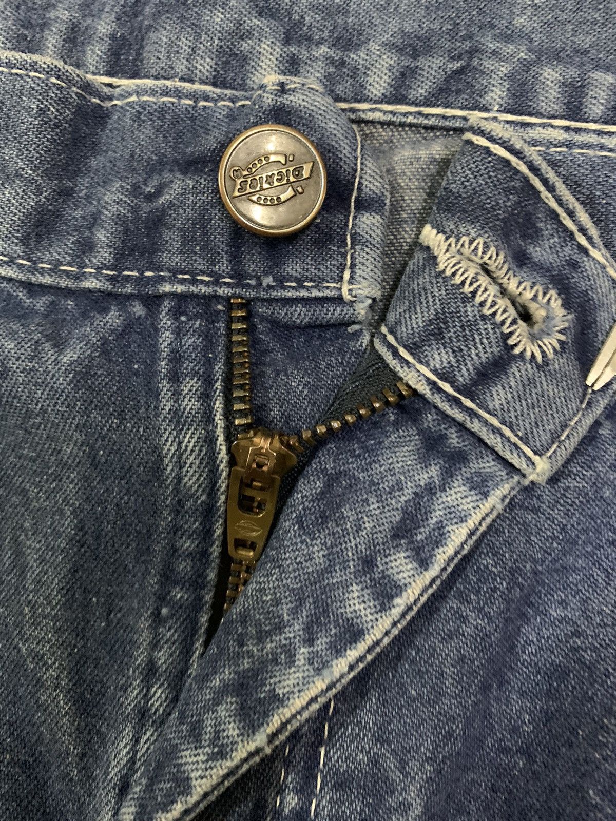 Dickies Vintage Dickies Blue Wash Baggy Distressed Carpenter Jeans Size US 40 / EU 56 - 14 Thumbnail