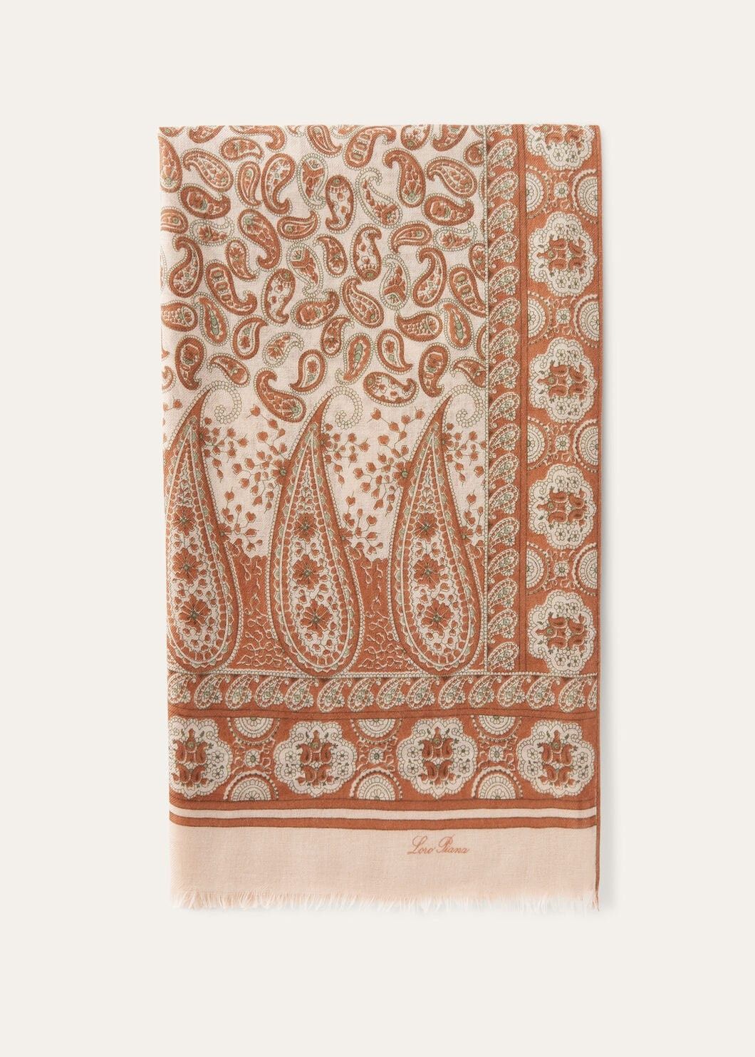 Loro Piana o1w1db10725 FAO6954 Size: OS / Maxi Fenera Stole Multicolor Size ONE SIZE - 1 Thumbnail