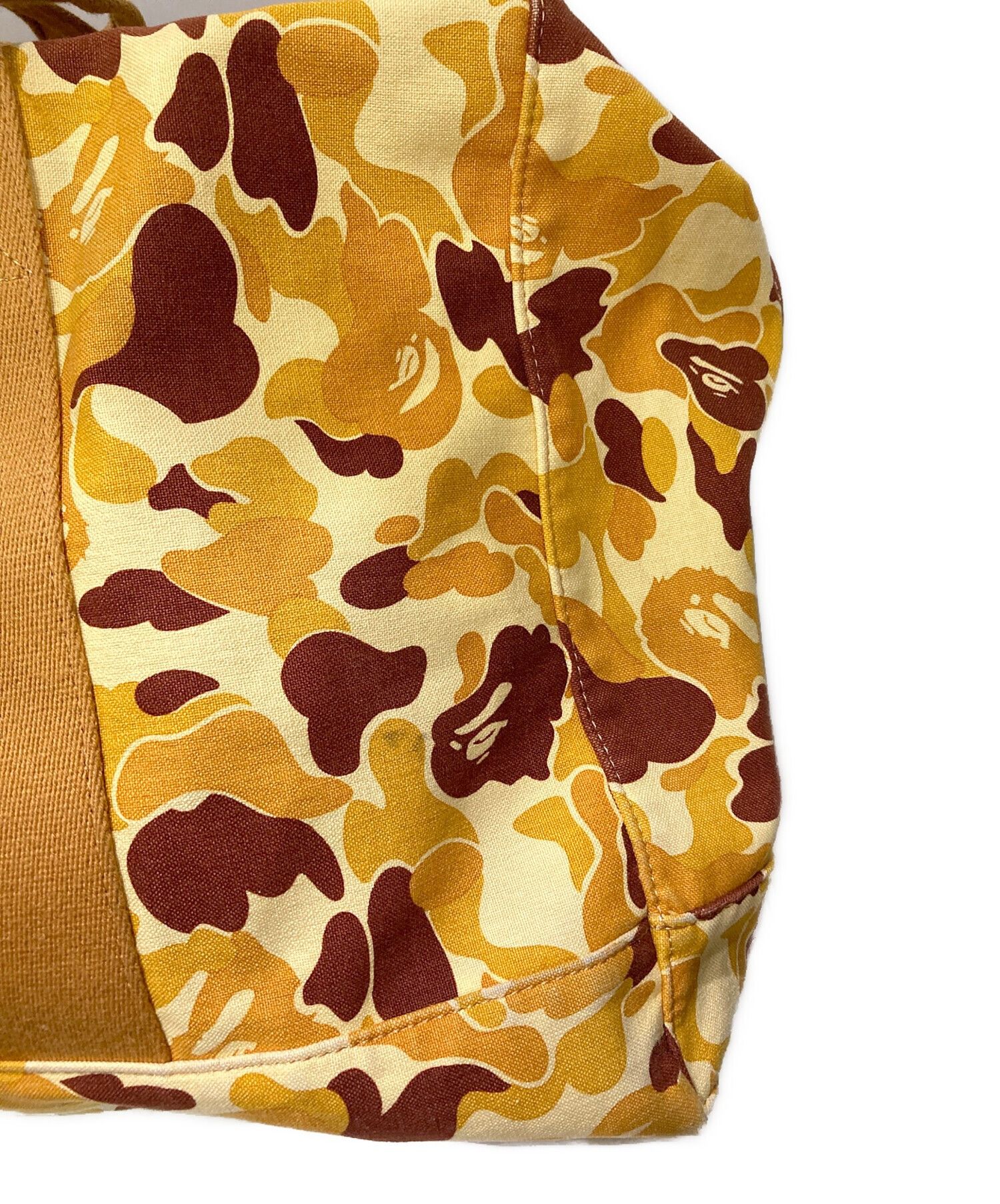 【A・BATHING APE】ABC CAMO BOSTON BAG A BATHING APE ABC Camo Boston Bag Yellow