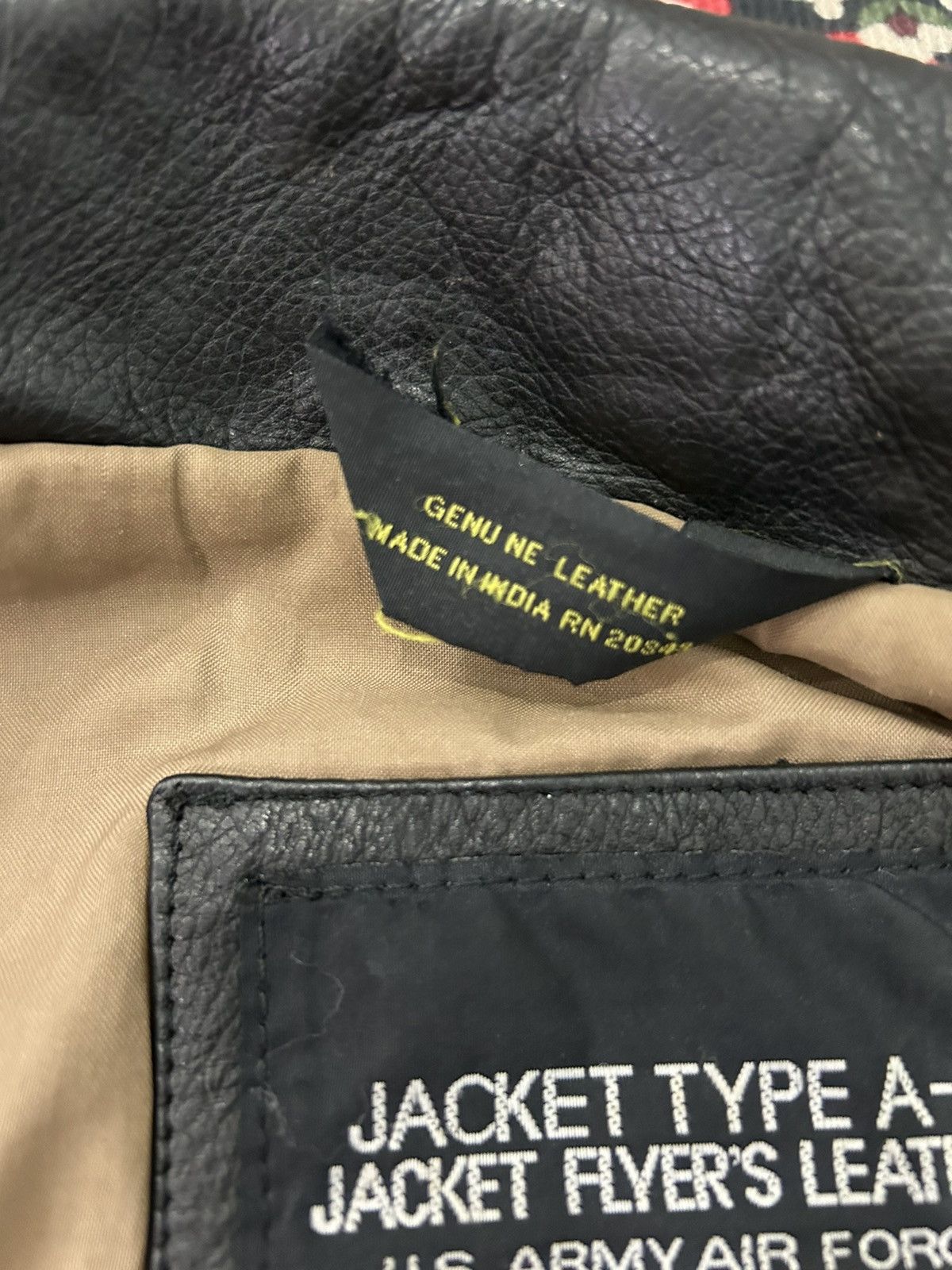 Avirex Vtg A2 Us Army Air Force Leather Jacket Size US M / EU 48-50 / 2 - 10 Thumbnail