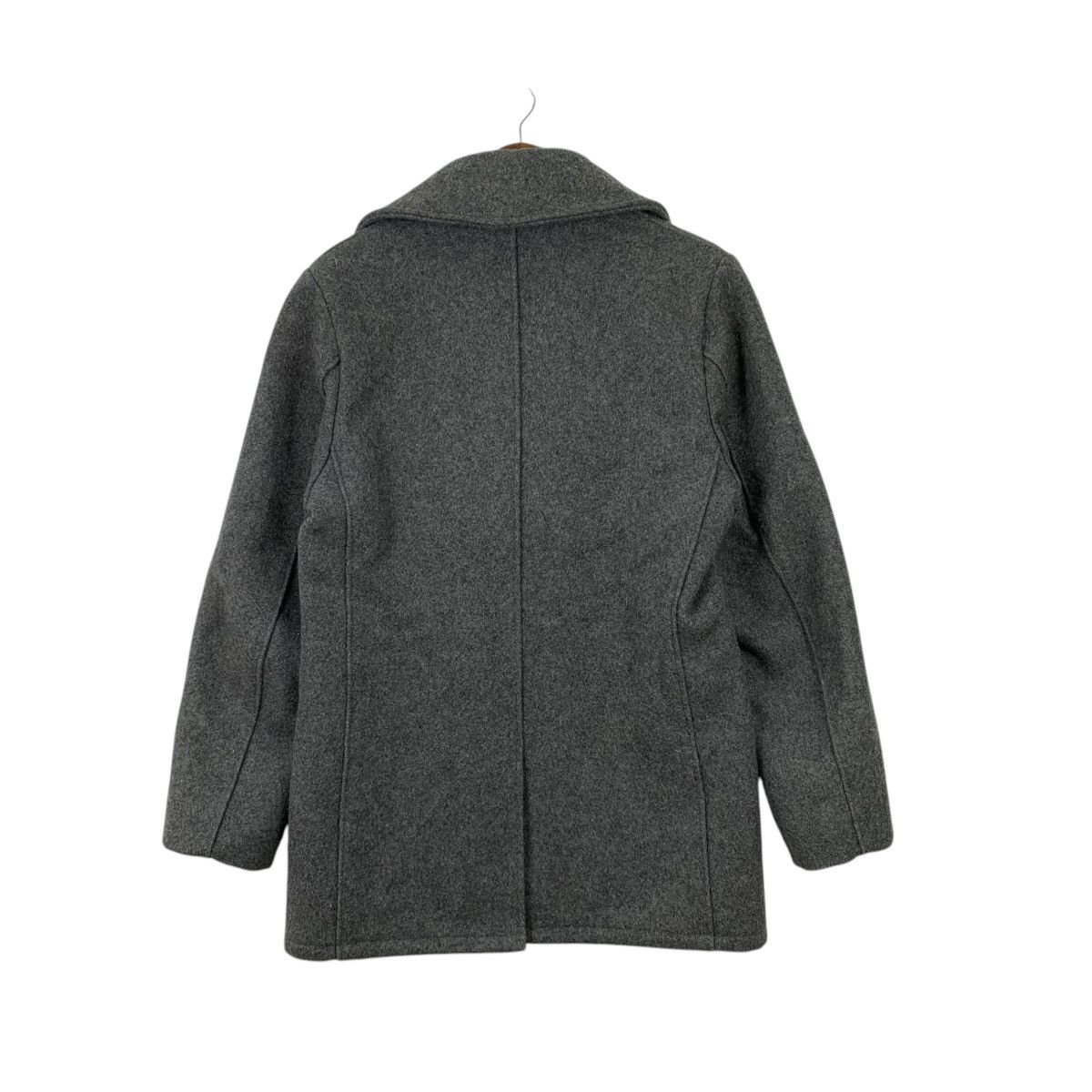 Schott Vintage SCHOTT US 740N Made In Usa Army Wool Peacoat Jacket Size US S / EU 44-46 / 1 - 2 Thumbnail