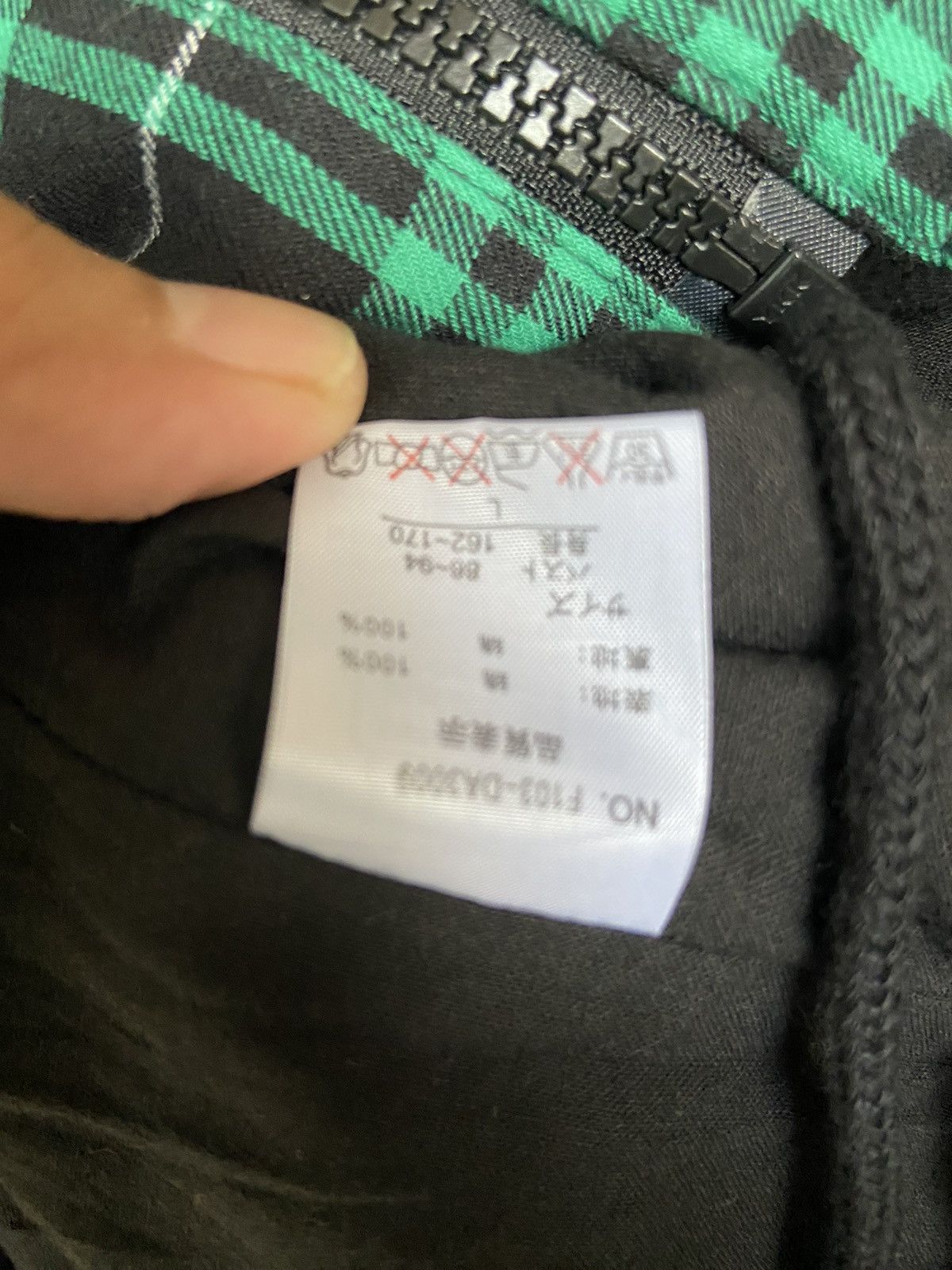 Flannel 5TY6 jacket zipper hoodies Size US L / EU 52-54 / 3 - 7 Thumbnail